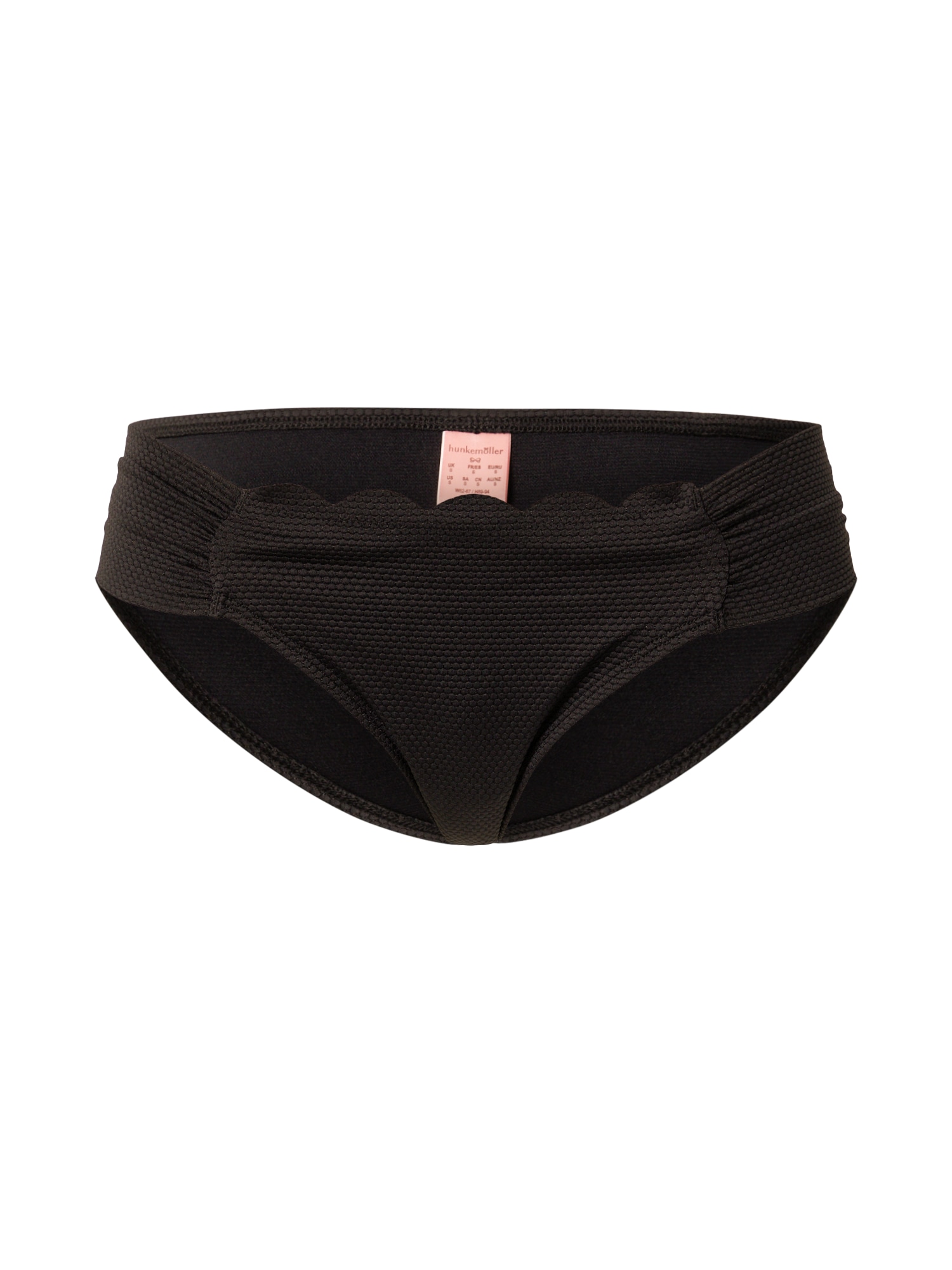 Hunkemöller Bikini nadrágok 'Scallop'  fekete