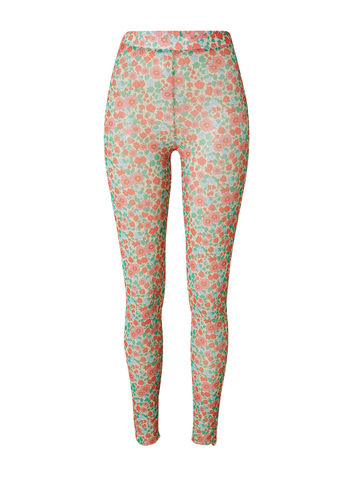 Monki Leggings 'Nadja'  világos sárga / piros / zöld