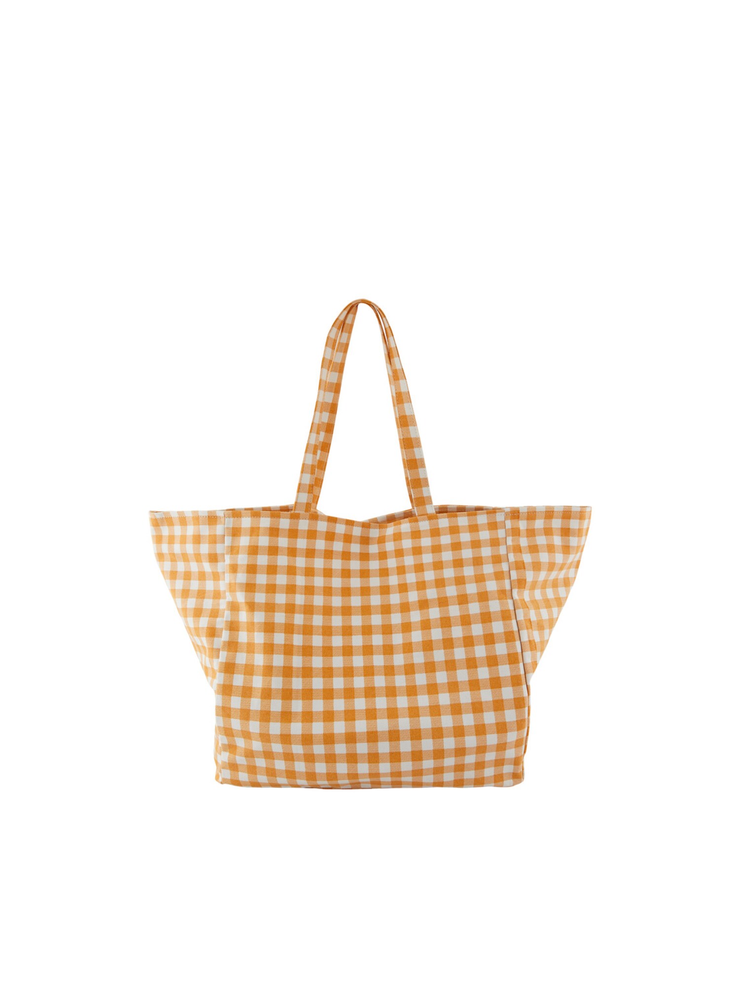 PIECES Shopper táska 'Vicki'  narancs / fehér
