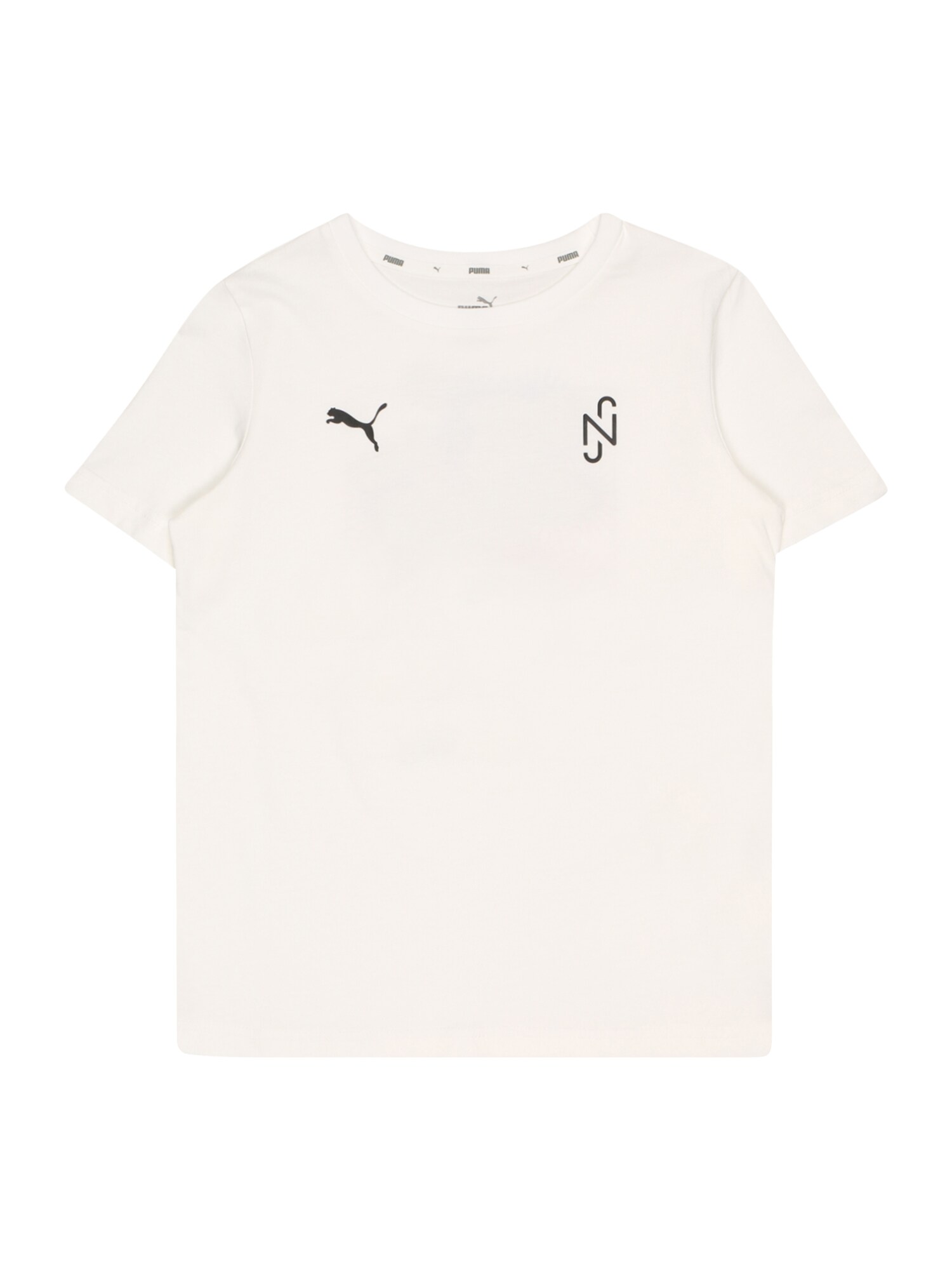 PUMA Póló  fehér / fekete