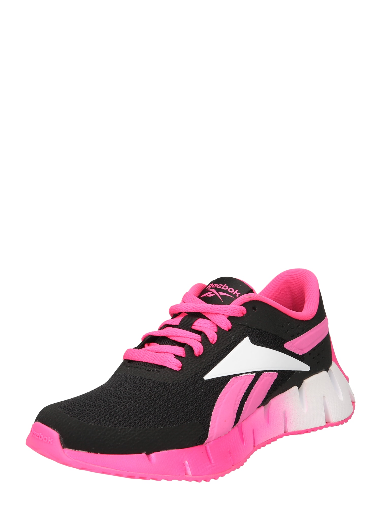 Reebok Sport Sportcipő 'Zig Dynamica 2'  fekete / fehér / rózsaszín