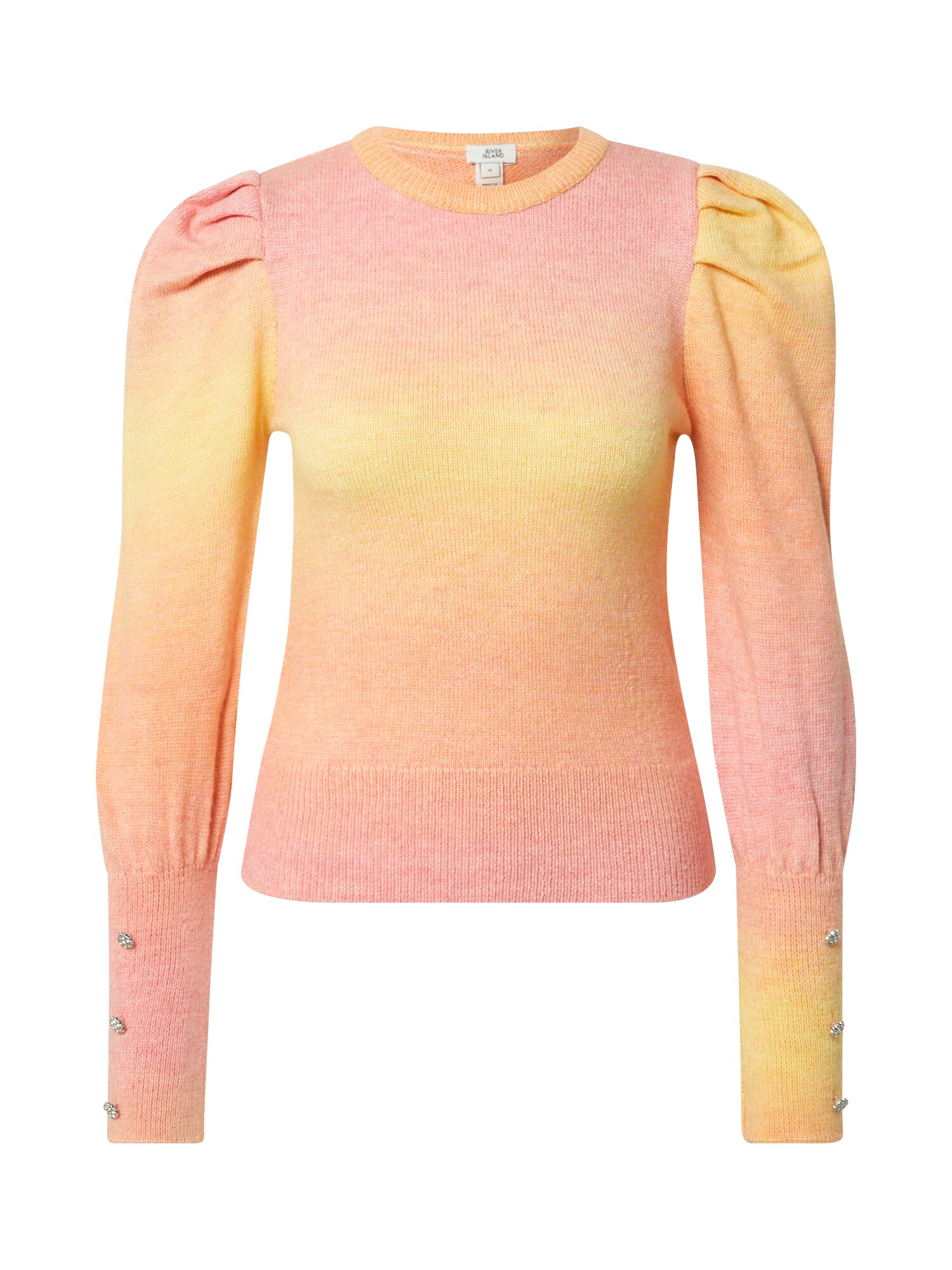 River Island Pulóver  rózsaszín / őszibarack / világos sárga