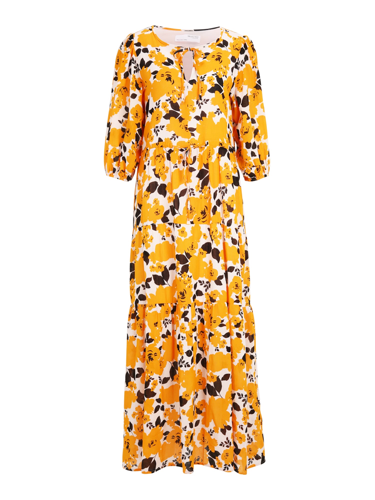 SELECTED FEMME Ruha 'EUNICE'  narancs / fekete / fehér