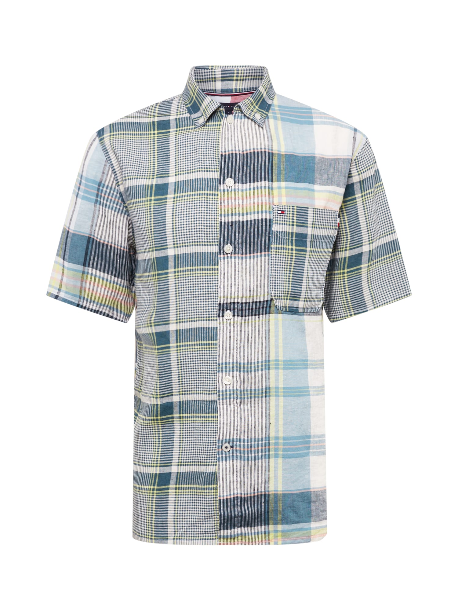 TOMMY HILFIGER Ing 'Madras'  tengerészkék / világoskék / fehér / olíva / tűzpiros