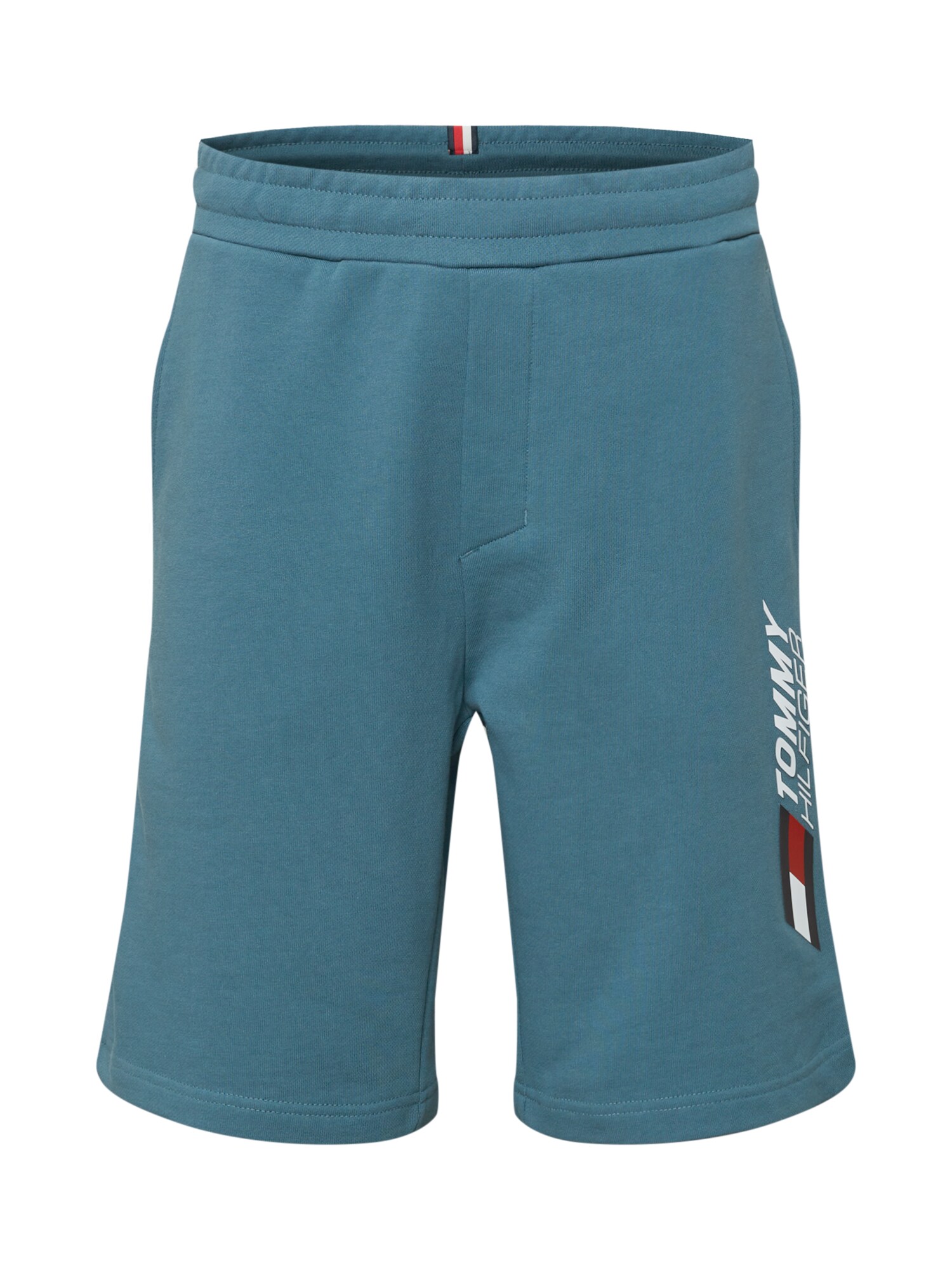 TOMMY HILFIGER Nadrág  piros / tengerészkék / benzin / fehér