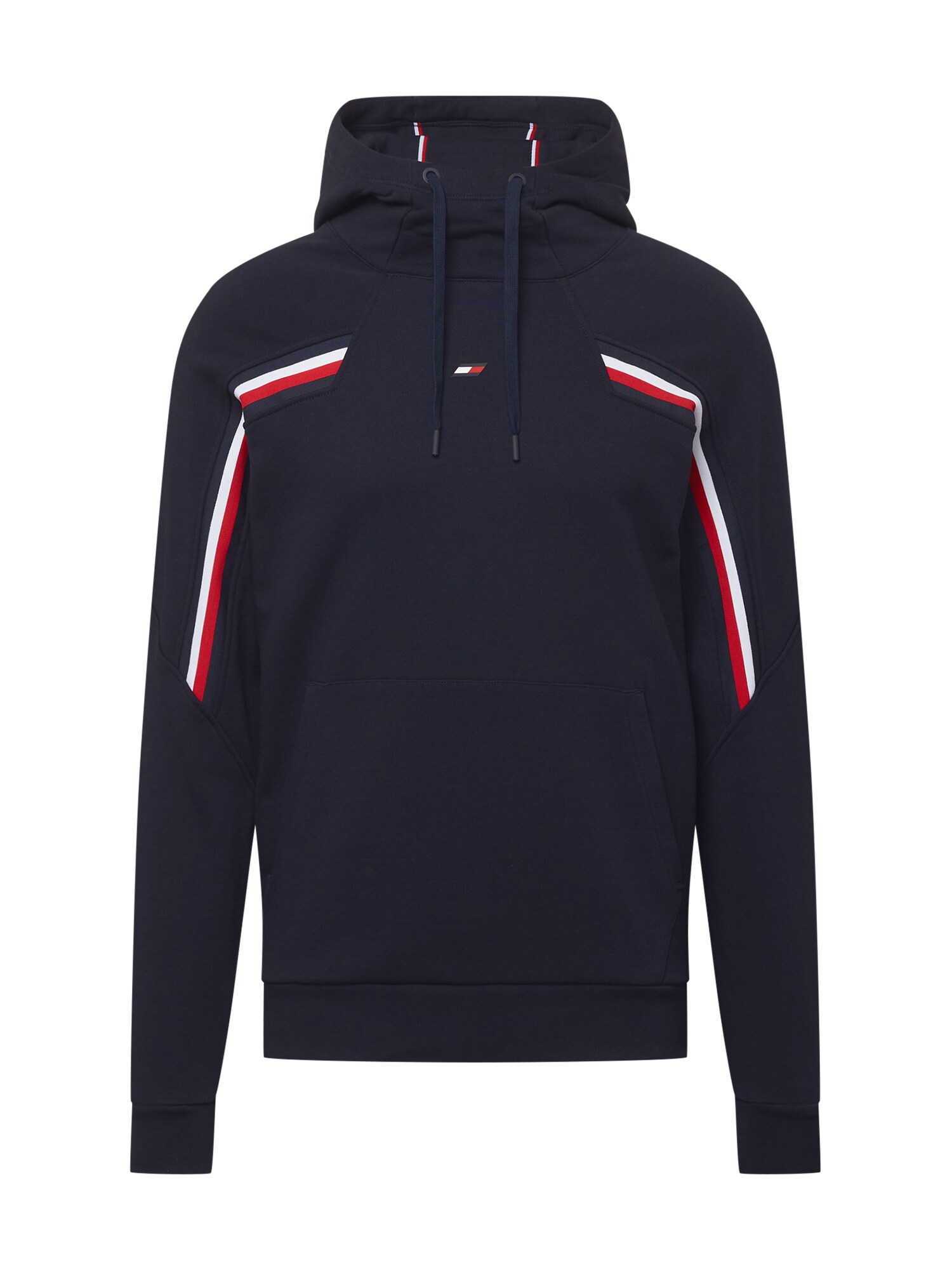 TOMMY HILFIGER Tréning póló  fehér / piros / éjkék / tengerészkék