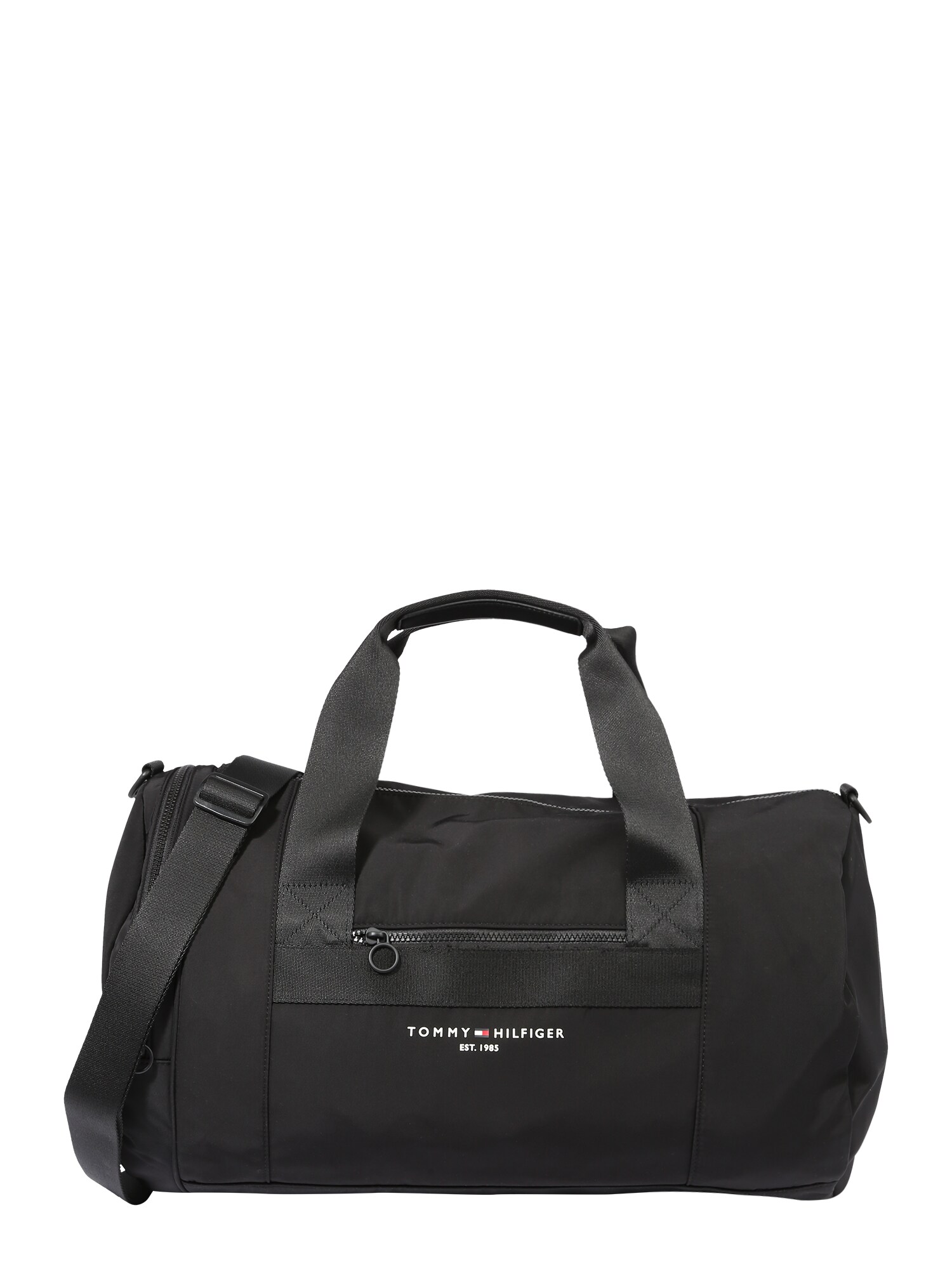 TOMMY HILFIGER Utazótáska  fekete / fehér / piros