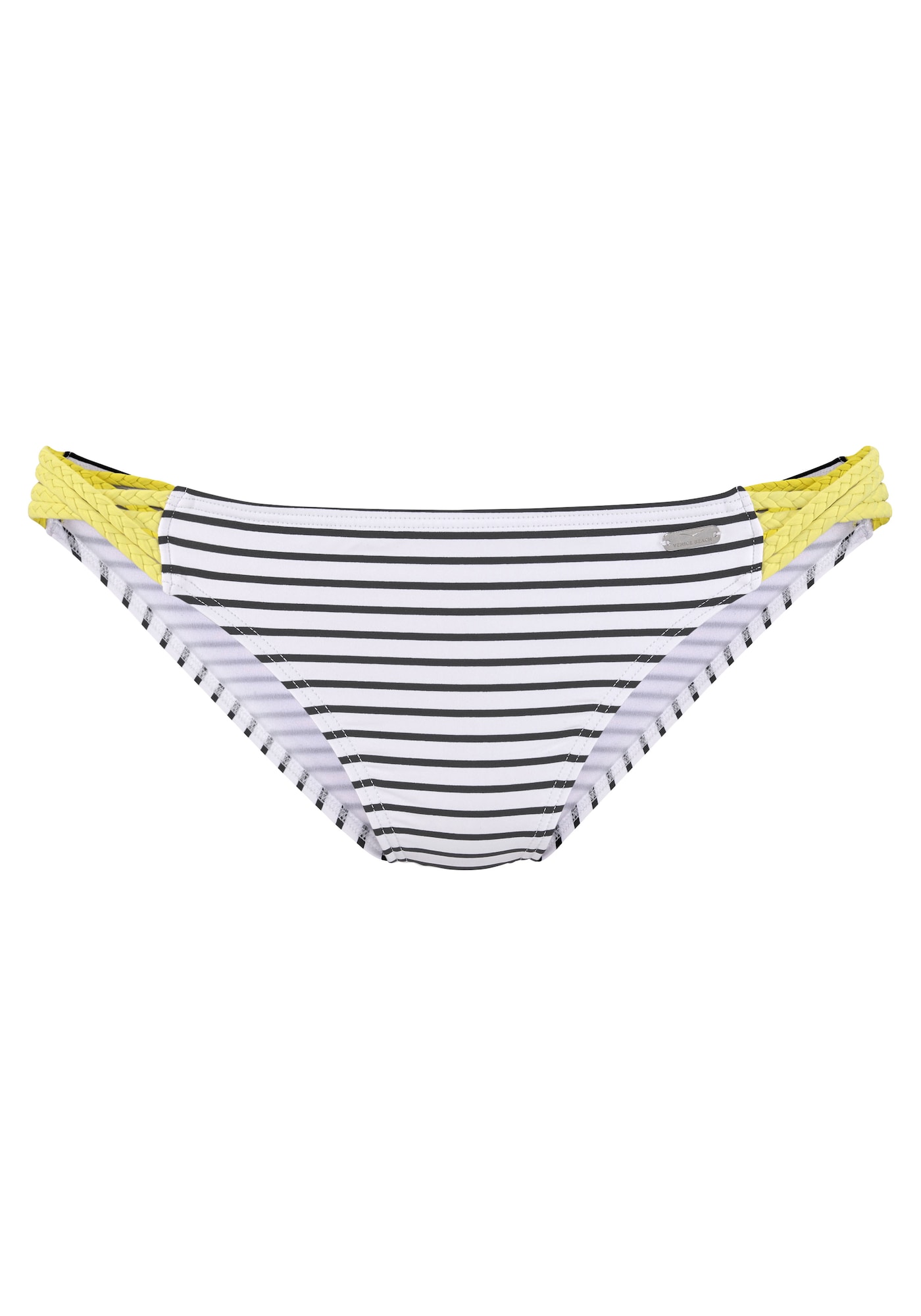 VENICE BEACH Bikini nadrágok  fekete / fehér / sárga