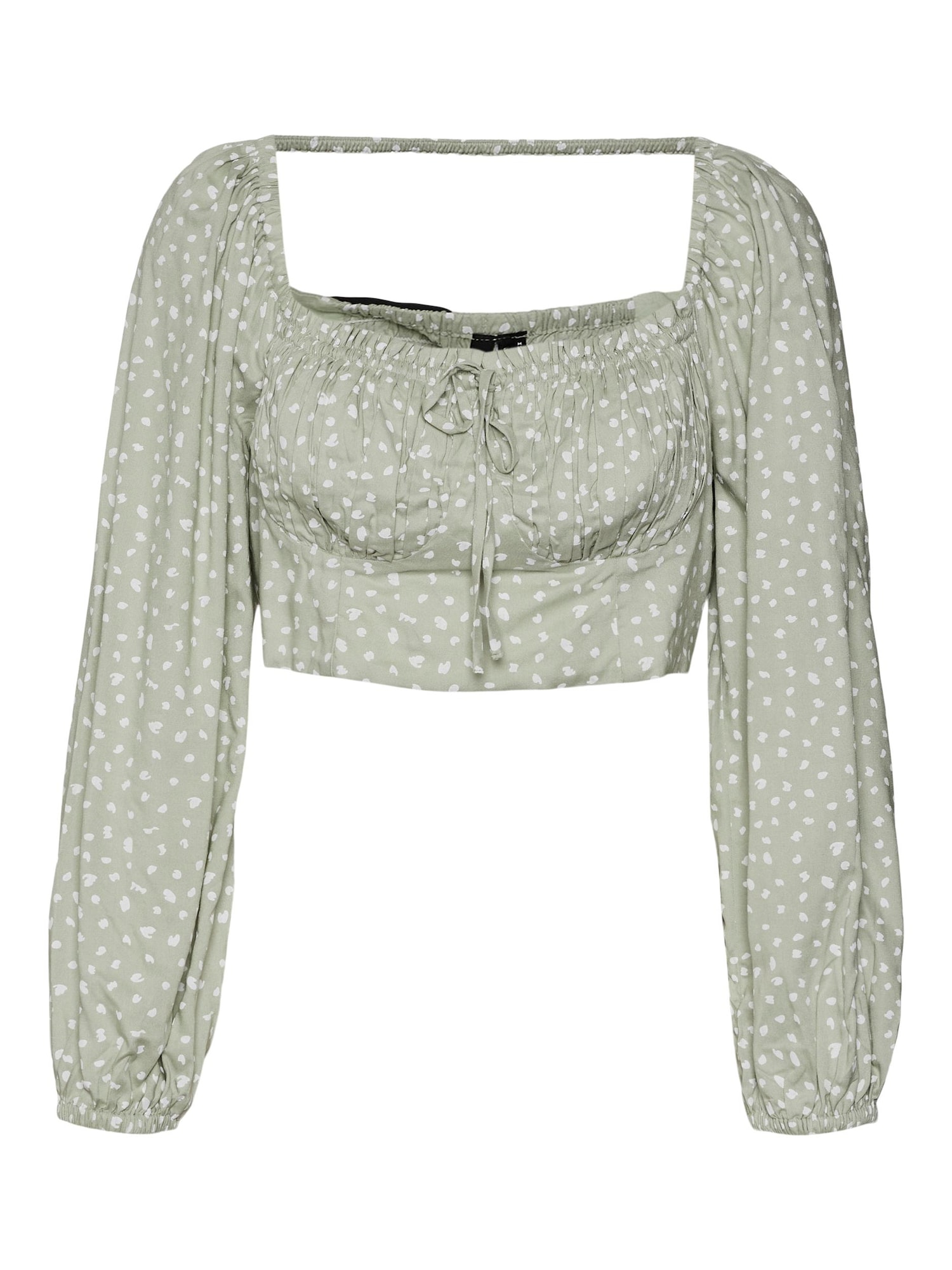 VERO MODA Top  zöld / fehér