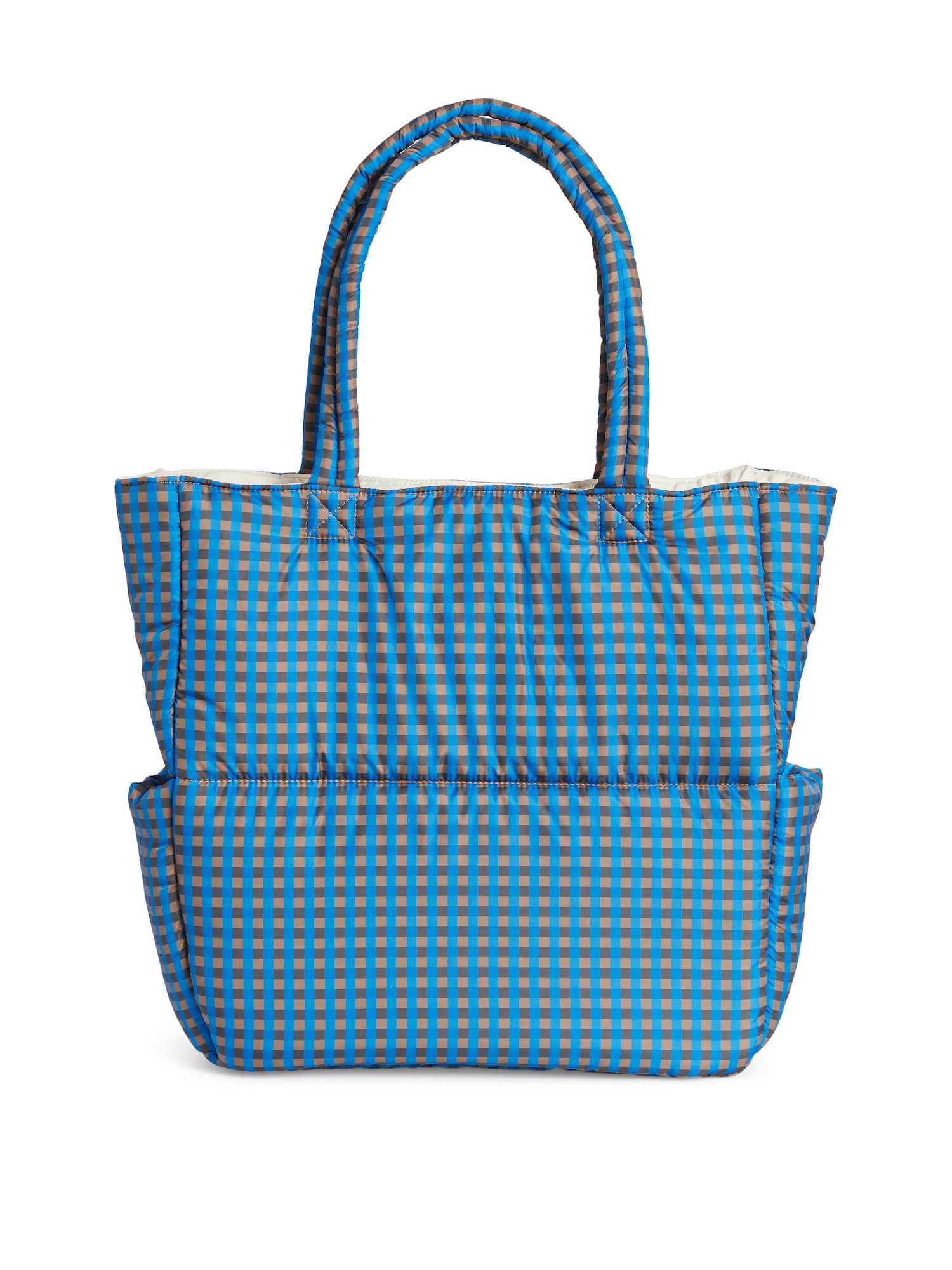 VILA Shopper táska 'Charlot'  türkiz / taupe / szürke