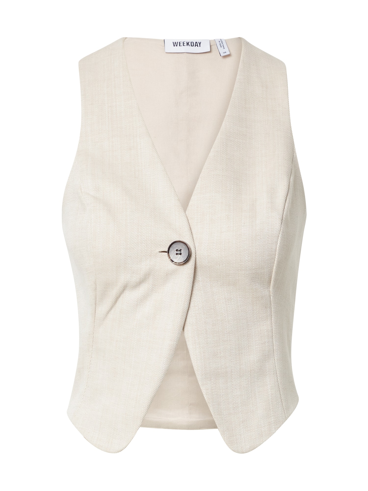 WEEKDAY Öltönymellény  bézs