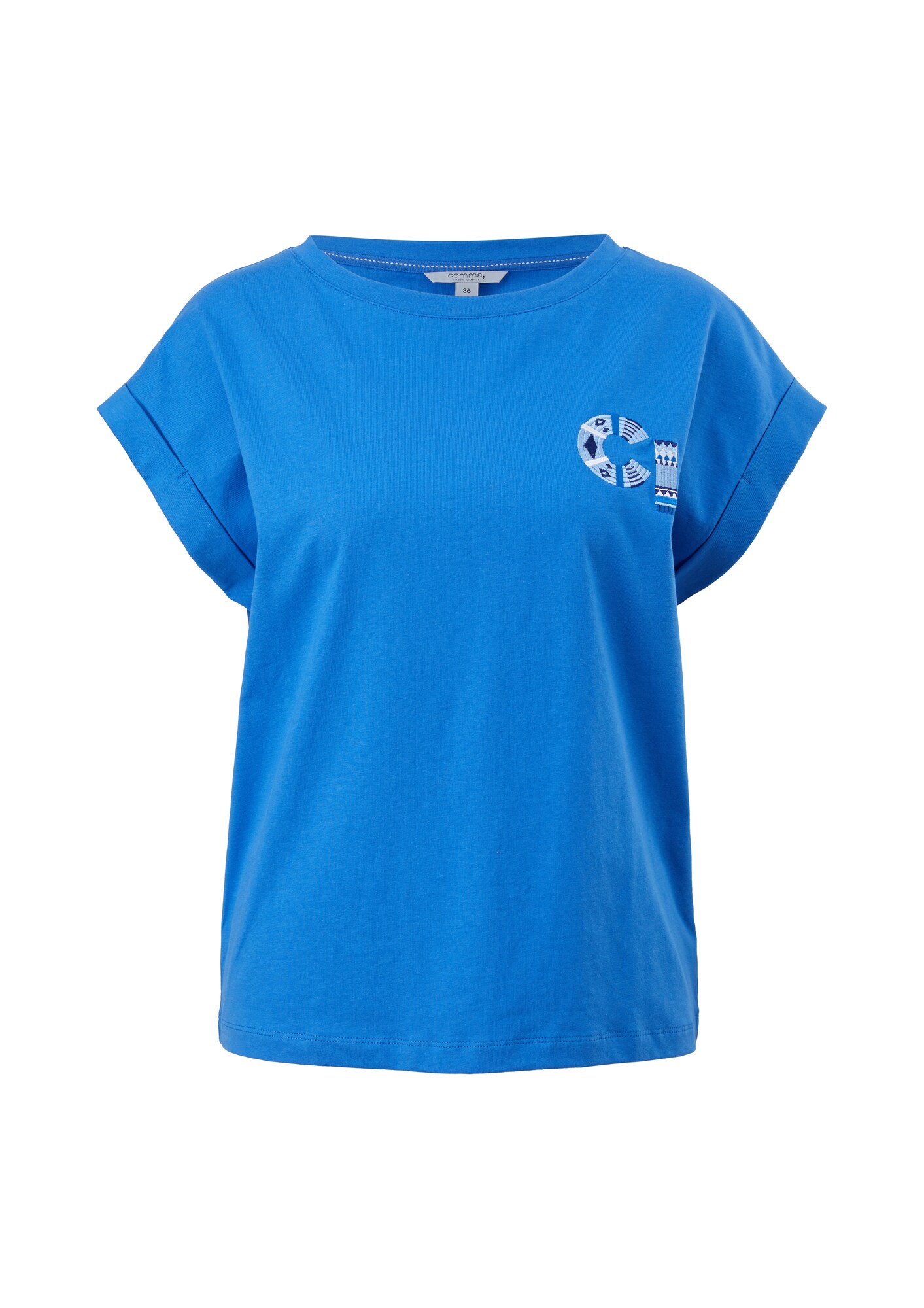 comma casual identity Póló  fehér / égkék / világoskék / éjkék