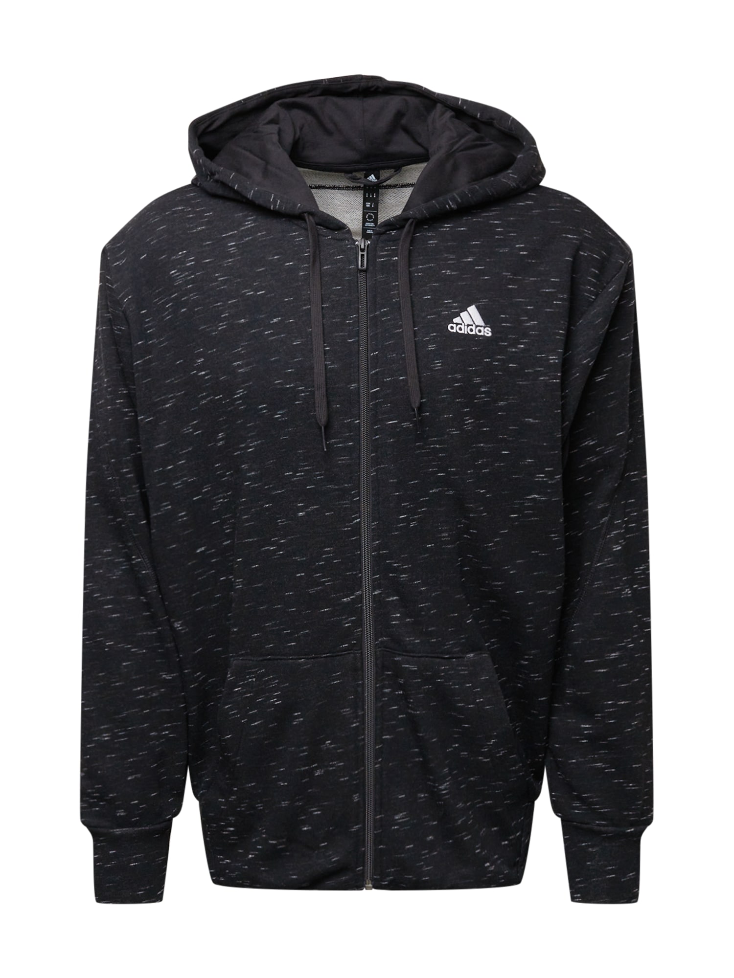 ADIDAS PERFORMANCE Sport szabadidős dzsekik  fehér / fekete melír