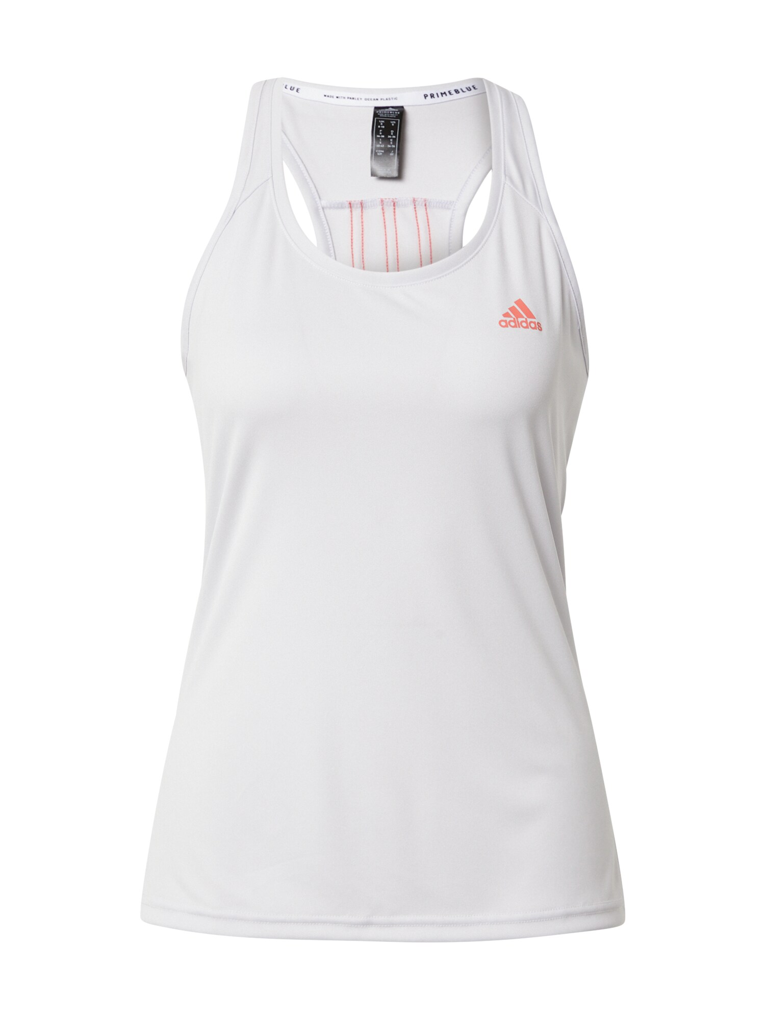ADIDAS PERFORMANCE Sport top  világosszürke / narancs
