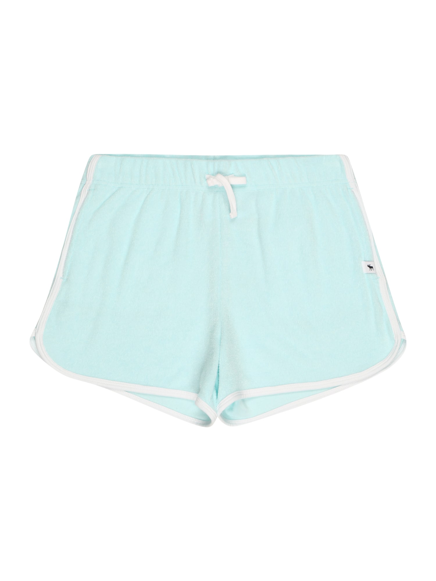 Abercrombie & Fitch Nadrág  vízszín / fehér / fekete