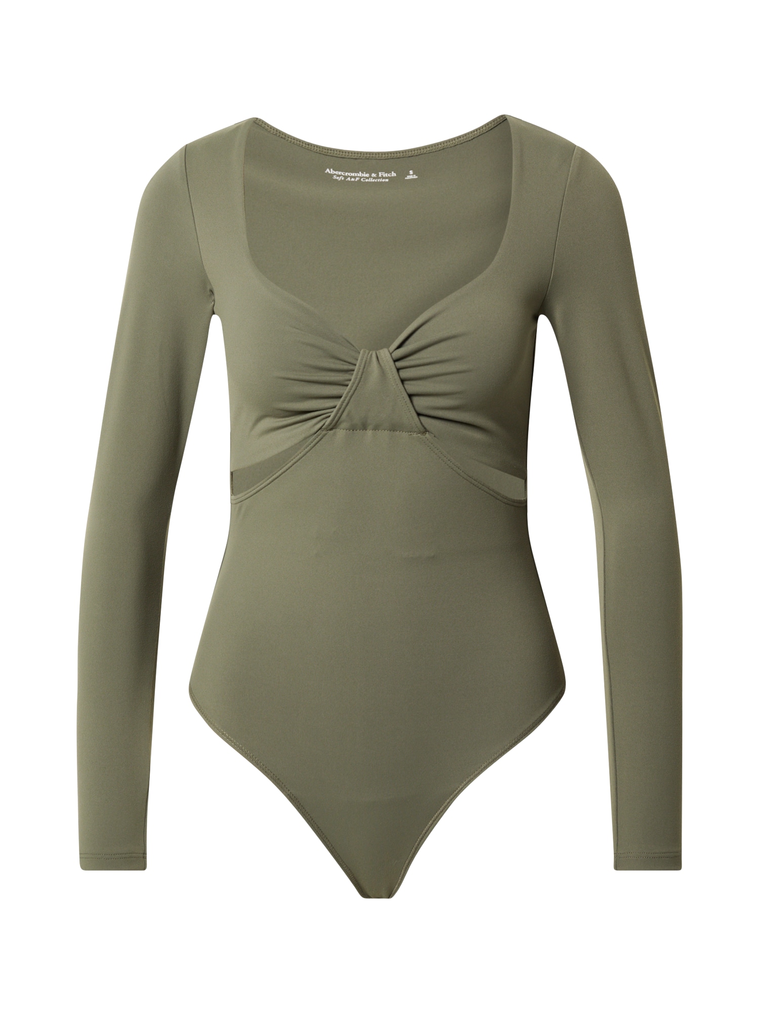 Abercrombie & Fitch Rövid body  olíva