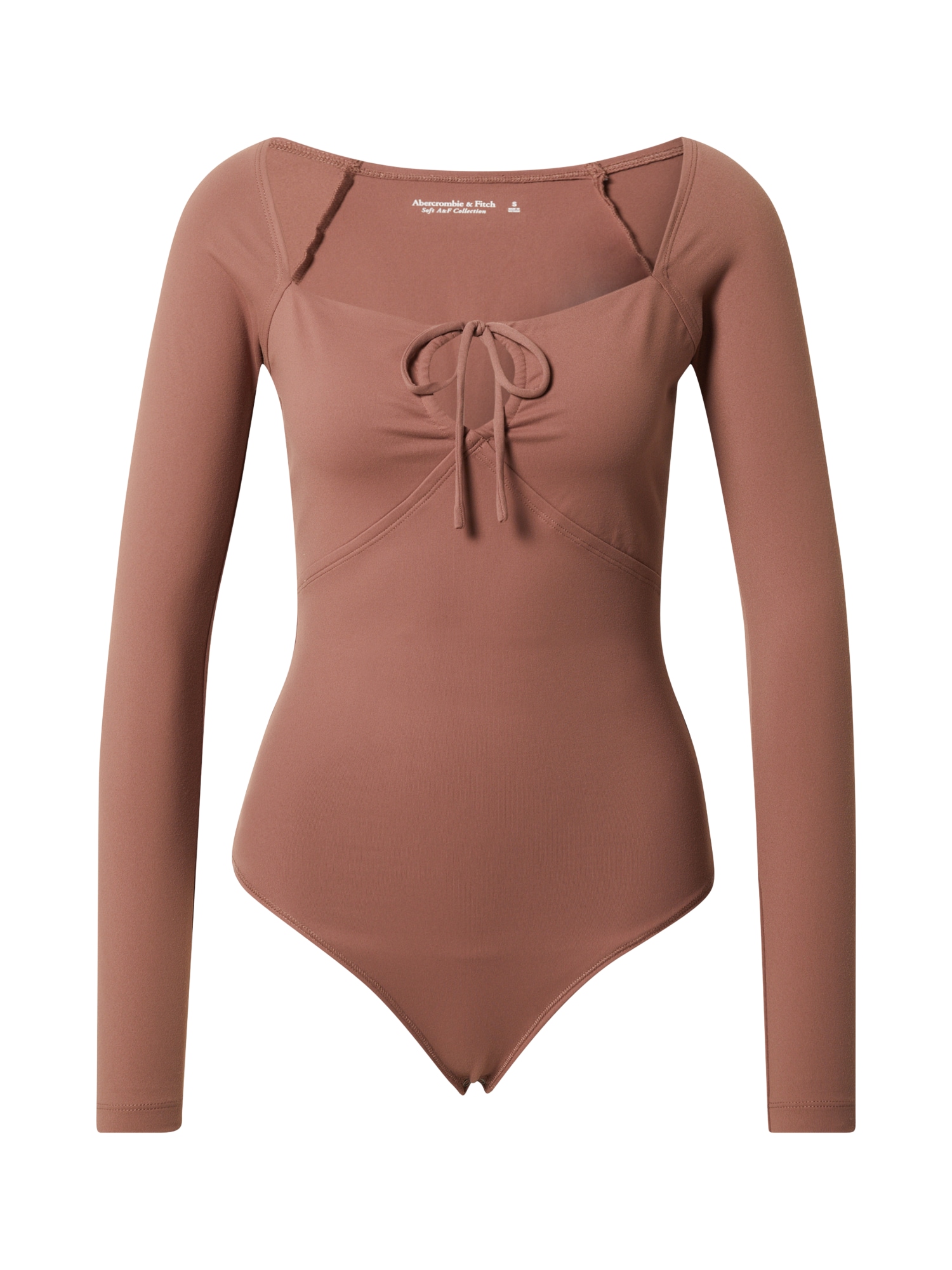 Abercrombie & Fitch Rövid body  rozsdabarna