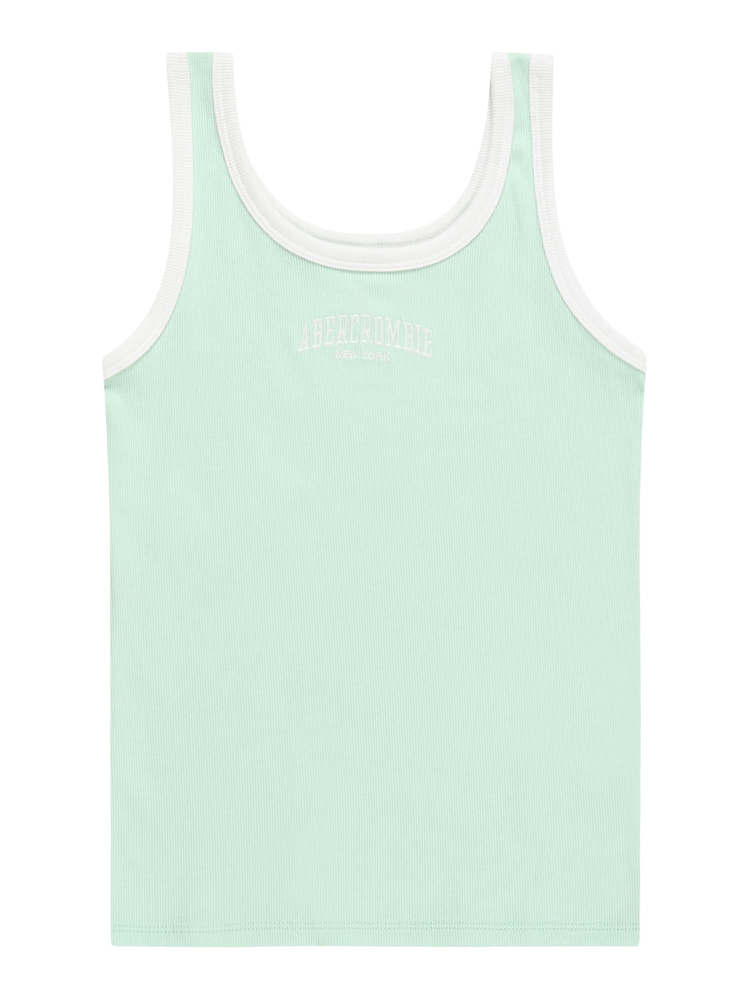 Abercrombie & Fitch Top 'MAR'  menta / fehér