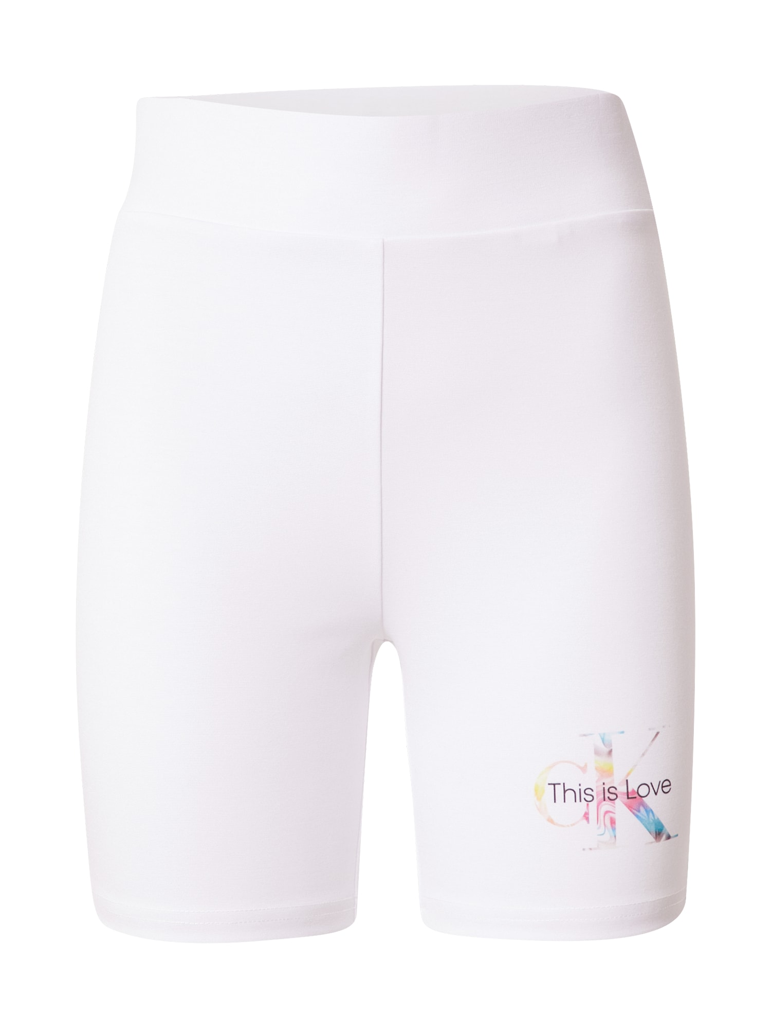 Calvin Klein Jeans Nadrág 'PRIDE'  fehér / vegyes színek