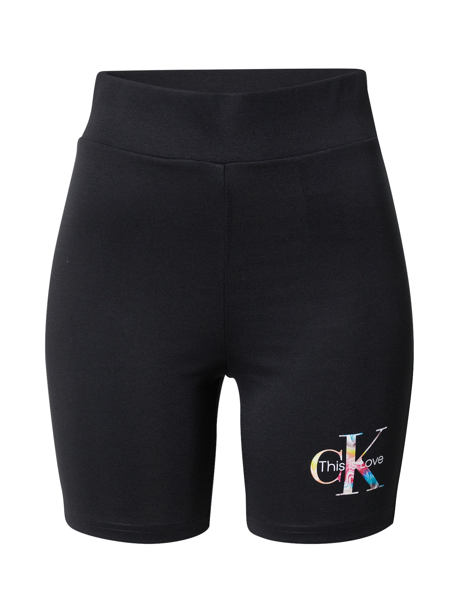 Calvin Klein Jeans Nadrág 'PRIDE'  fekete / fehér / vegyes színek