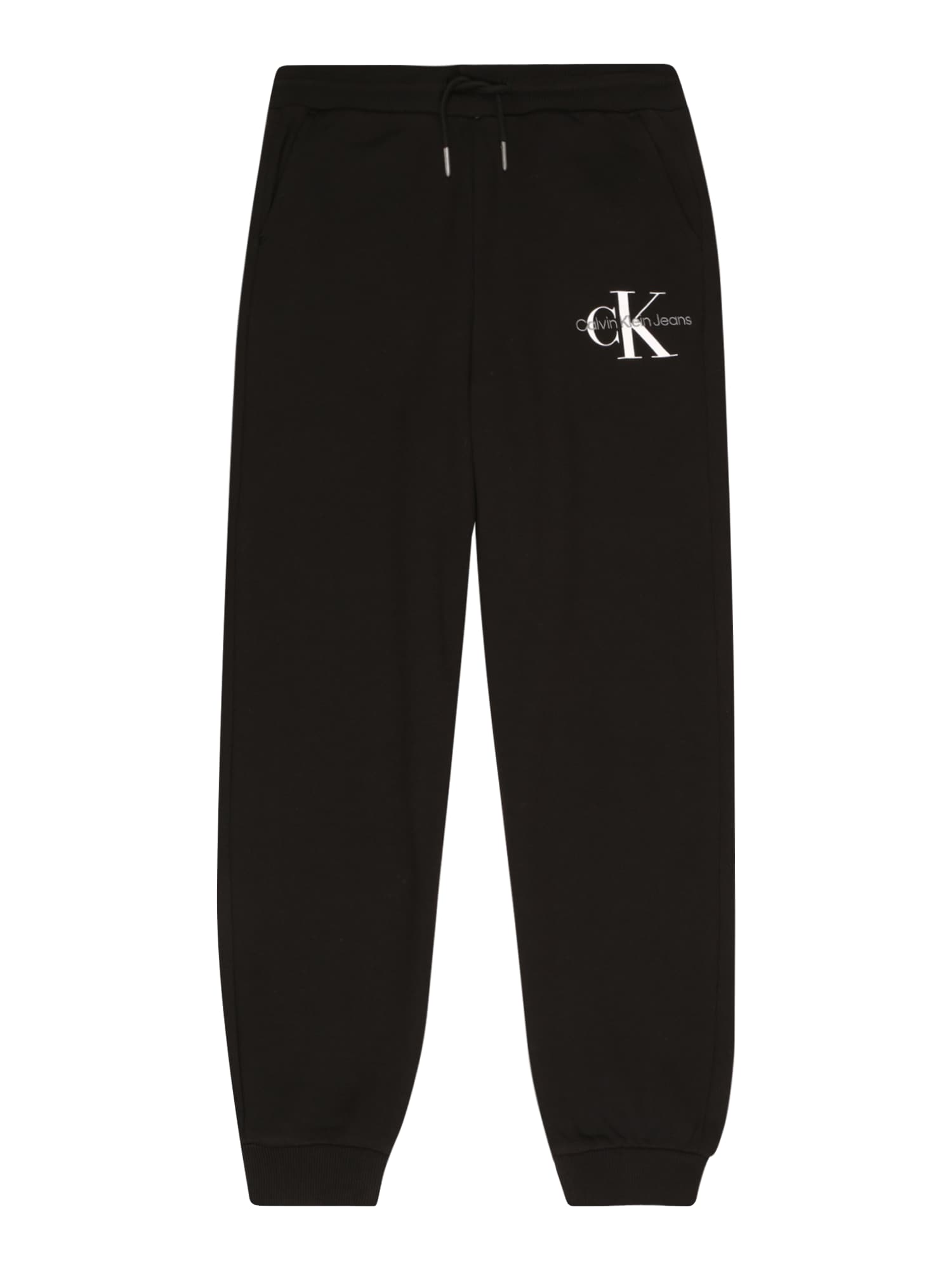 Calvin Klein Jeans Nadrág  fekete / fehér / szürke