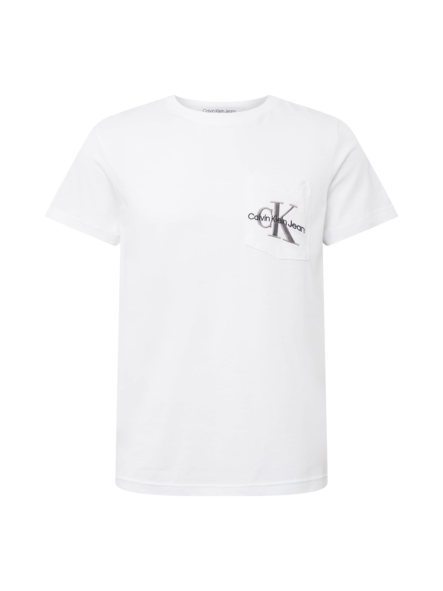 Calvin Klein Jeans Póló  fehér / szürke / fekete