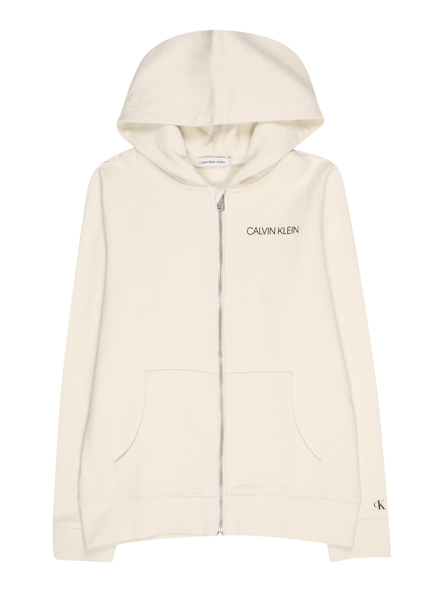 Calvin Klein Jeans Tréning dzseki  természetes fehér / fekete
