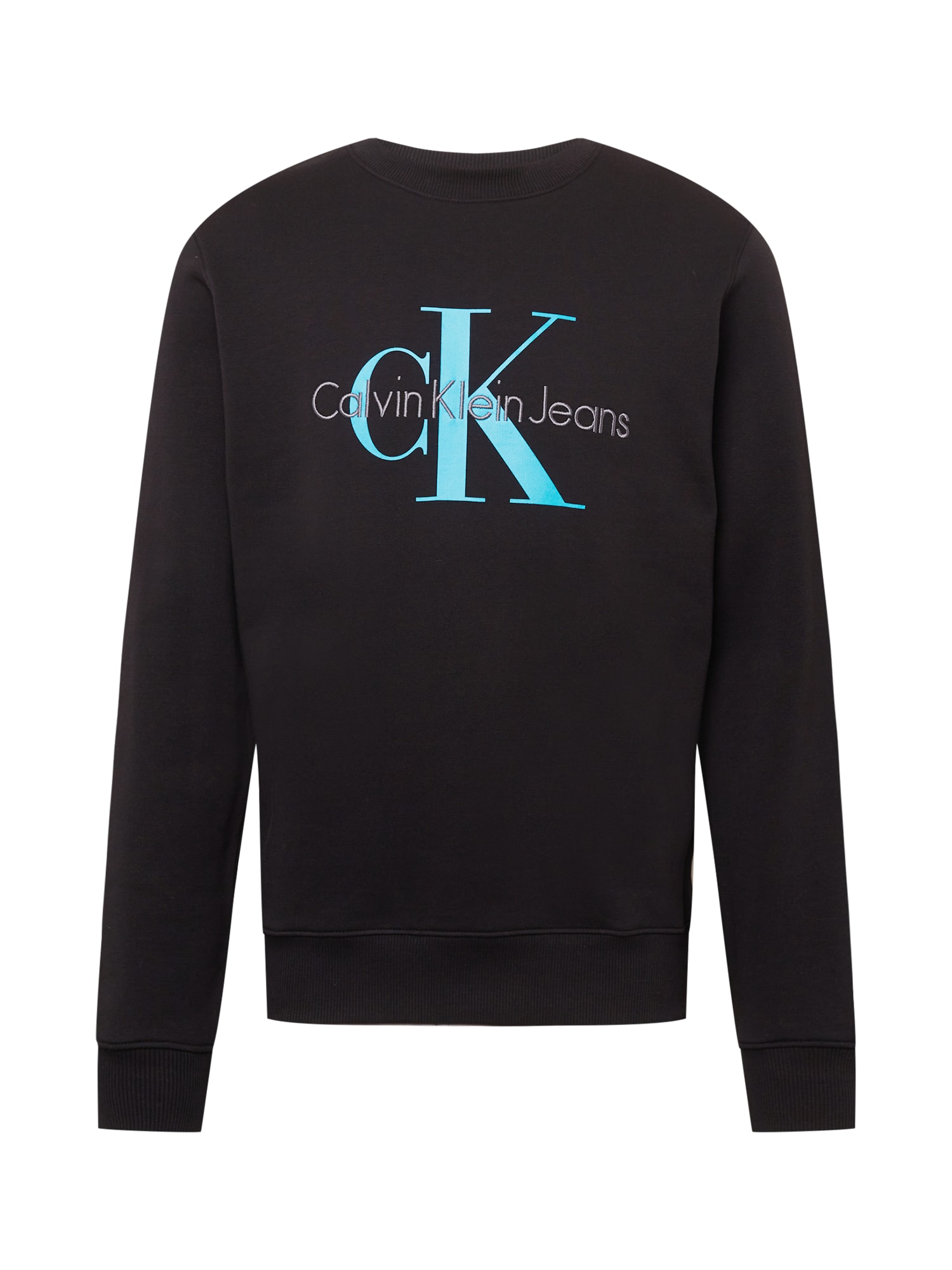 Calvin Klein Jeans Tréning póló  fekete / szürke / vízszín