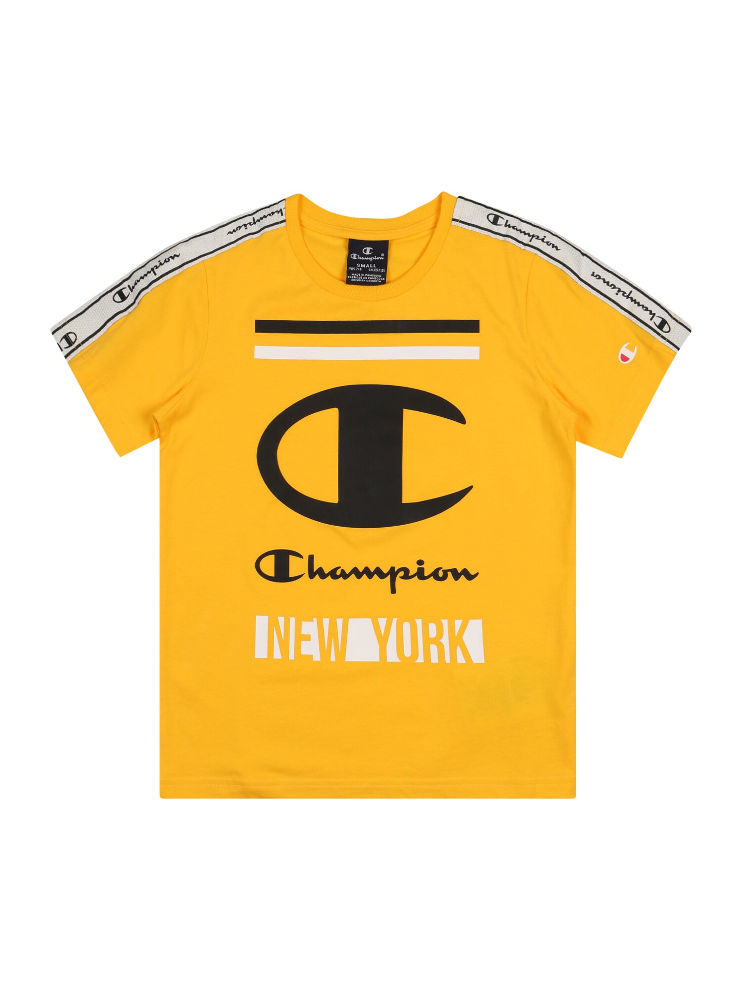 Champion Authentic Athletic Apparel Póló  aranysárga / fekete / fehér