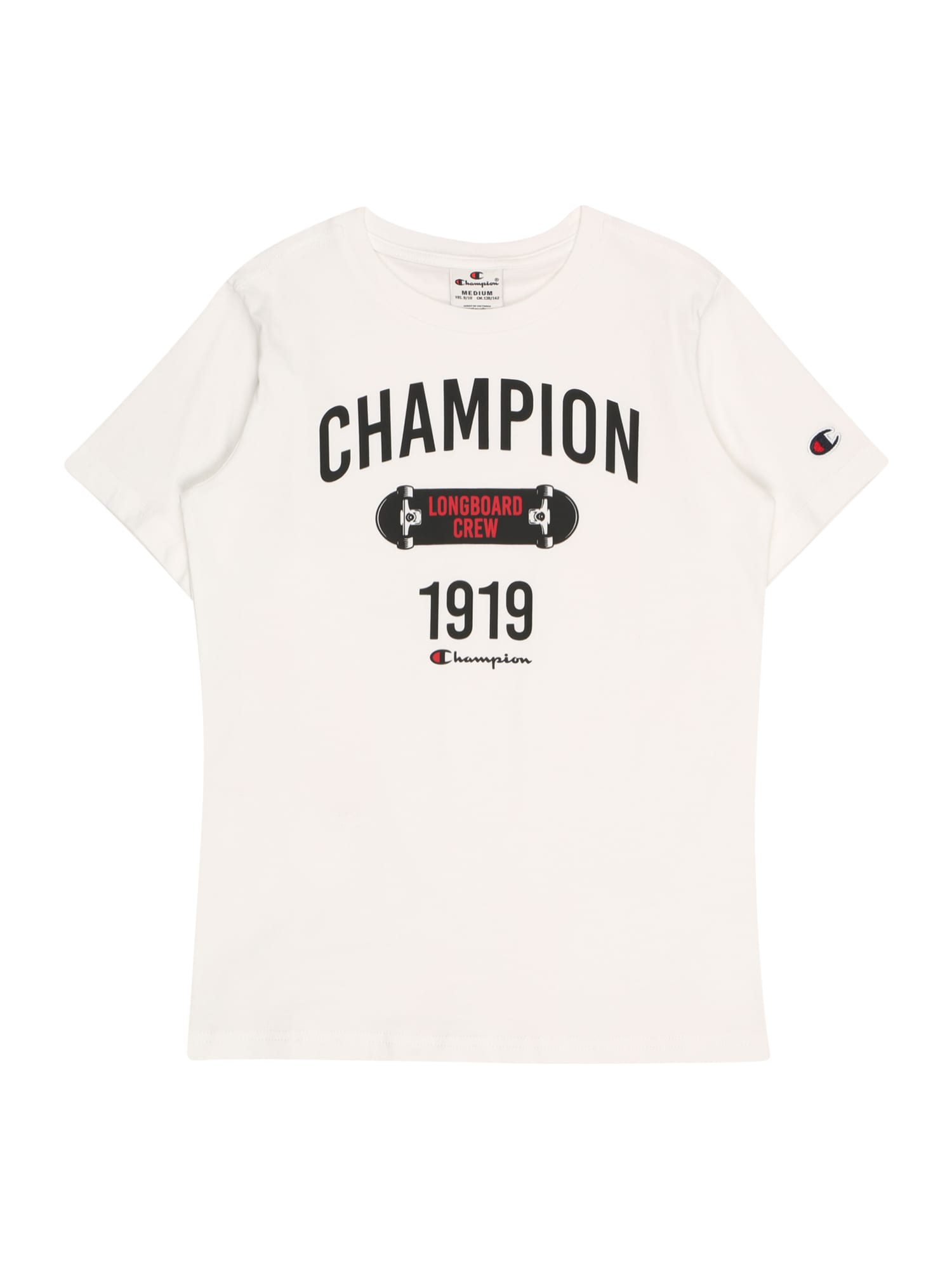 Champion Authentic Athletic Apparel Póló  fehér / tengerészkék / piros