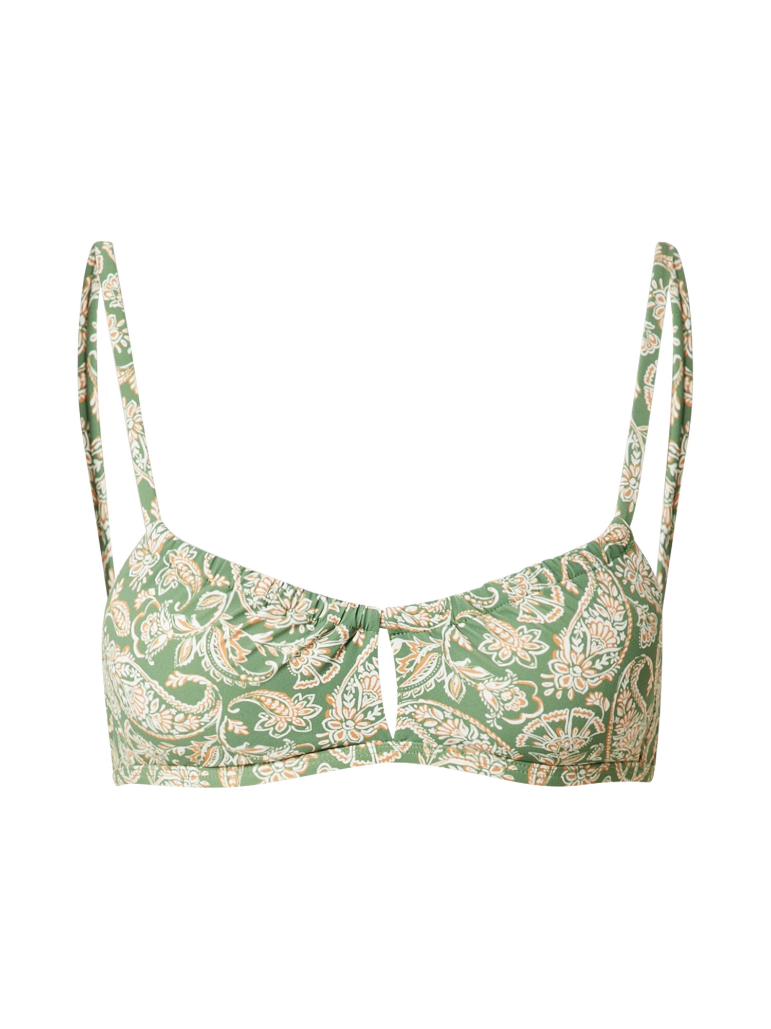 ETAM Bikini felső 'BOHO'  zöld / fehér / mandarin