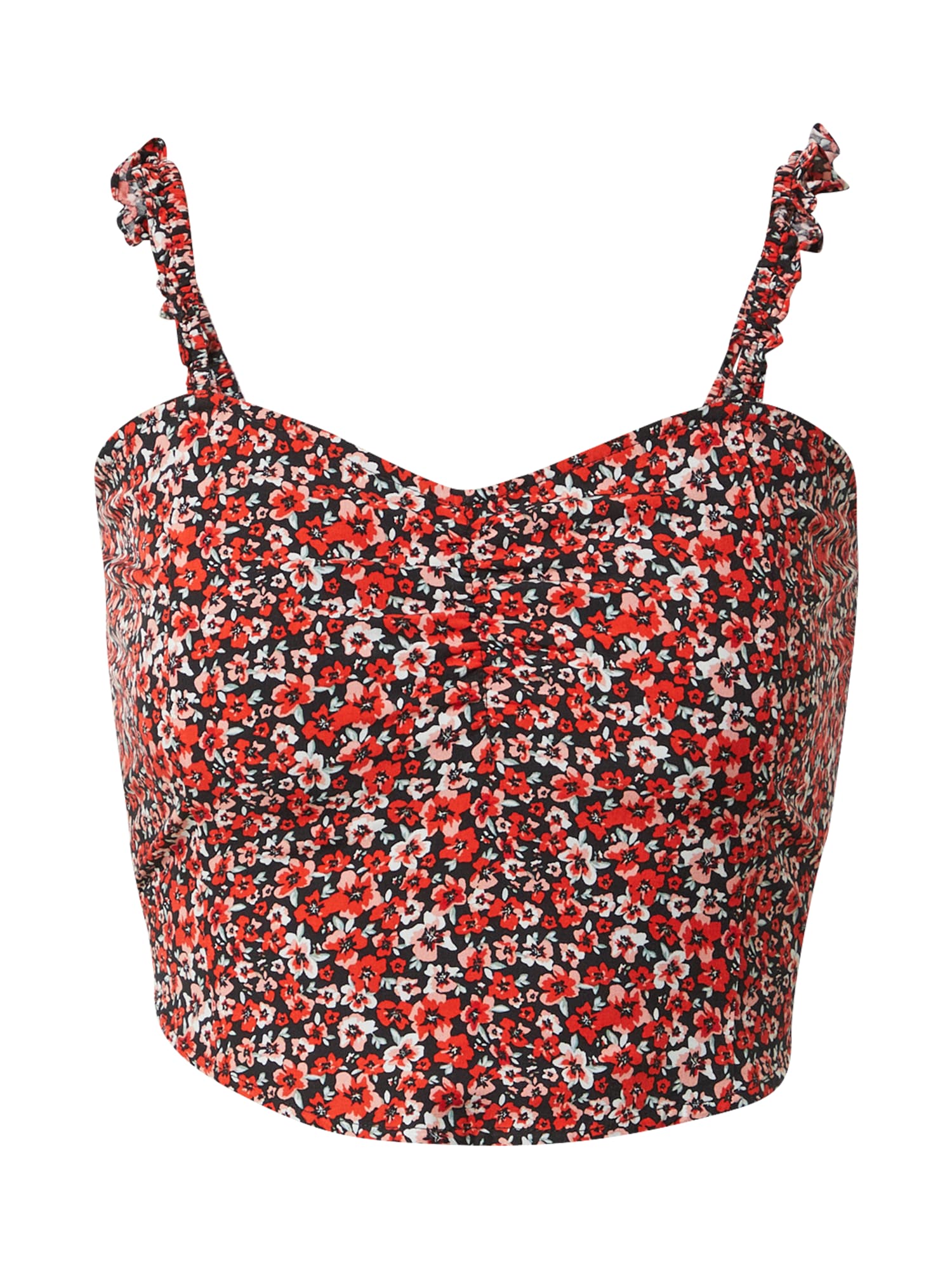 Funky Buddha Top  fekete / piros / pasztellzöld / fehér