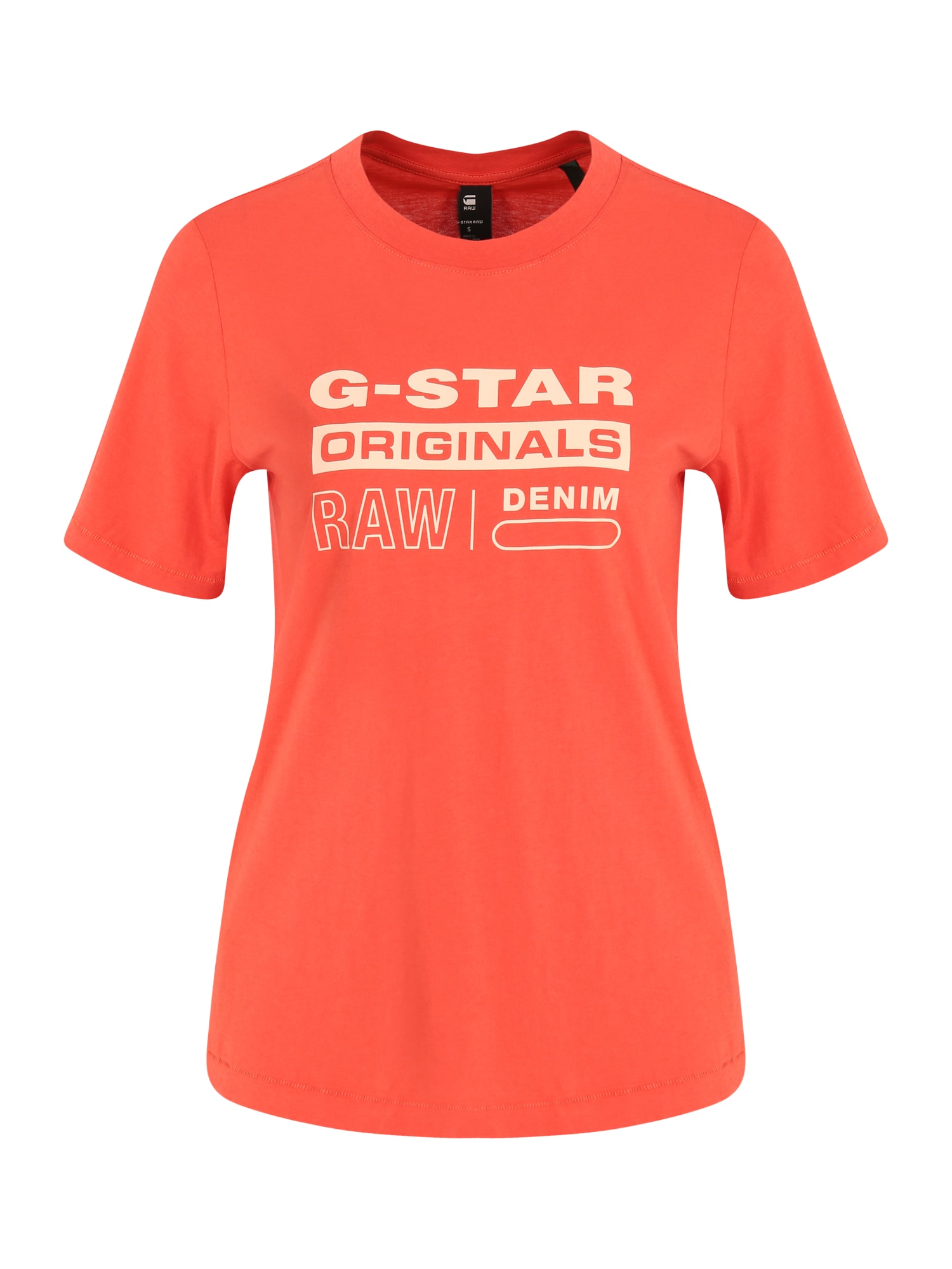 G-Star RAW Póló  narancsvörös / krém