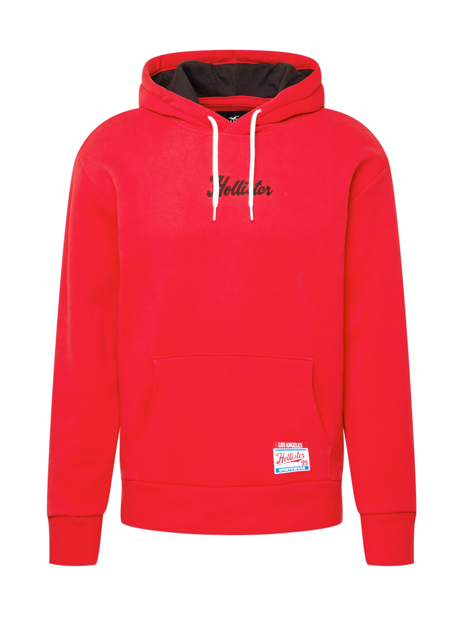 HOLLISTER Tréning póló  piros / fekete / fehér