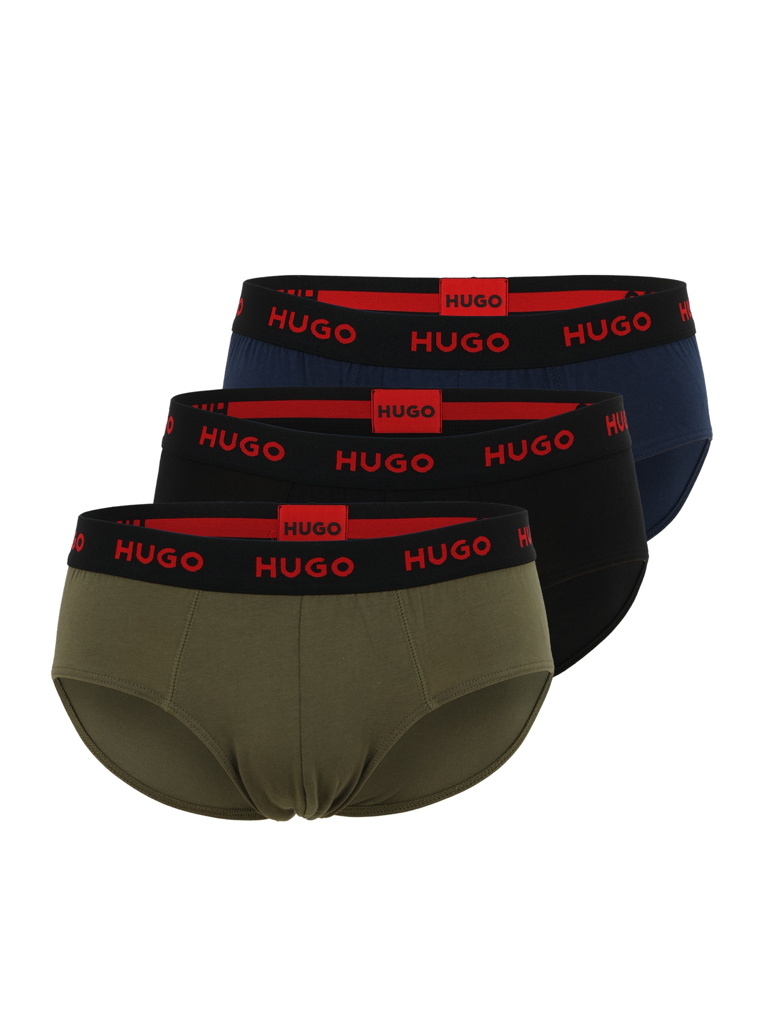 HUGO Slip  tengerészkék / fekete / khaki / tűzpiros