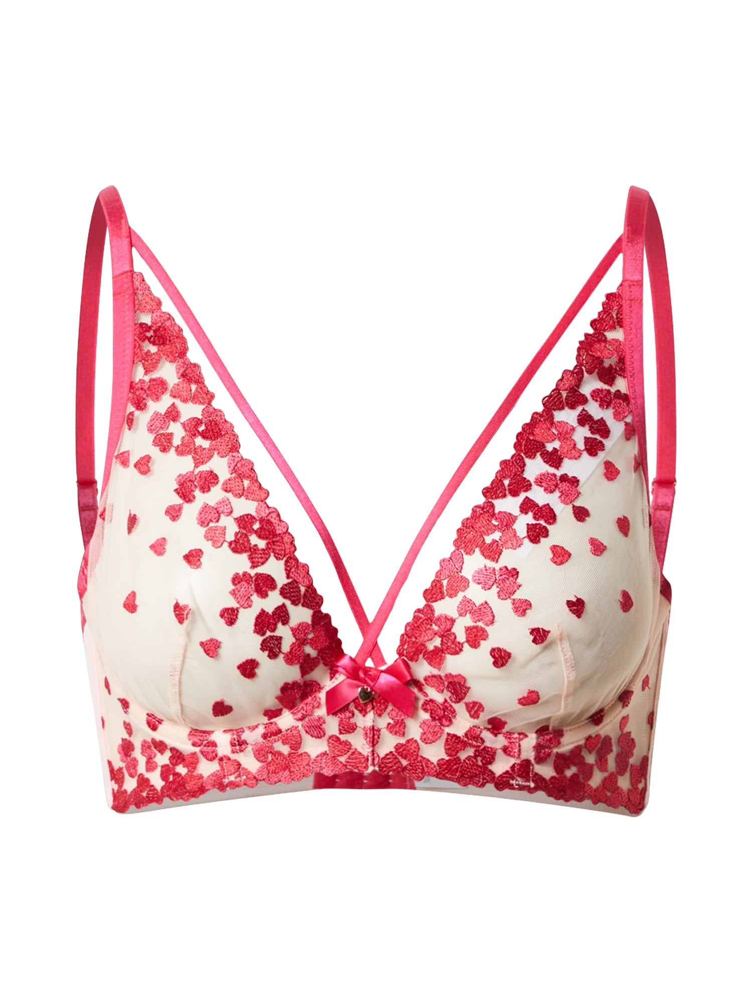 Hunkemöller Melltartó 'Amora'  piros / ekrü