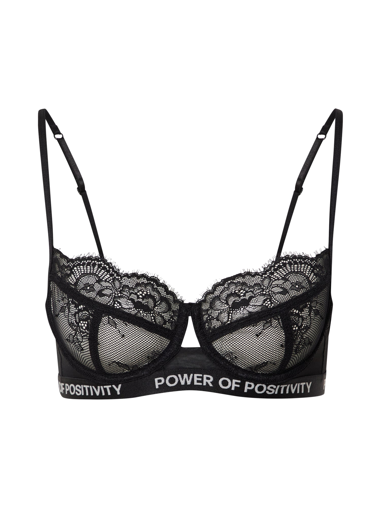 Hunkemöller Melltartó 'Honey'  fekete / fehér