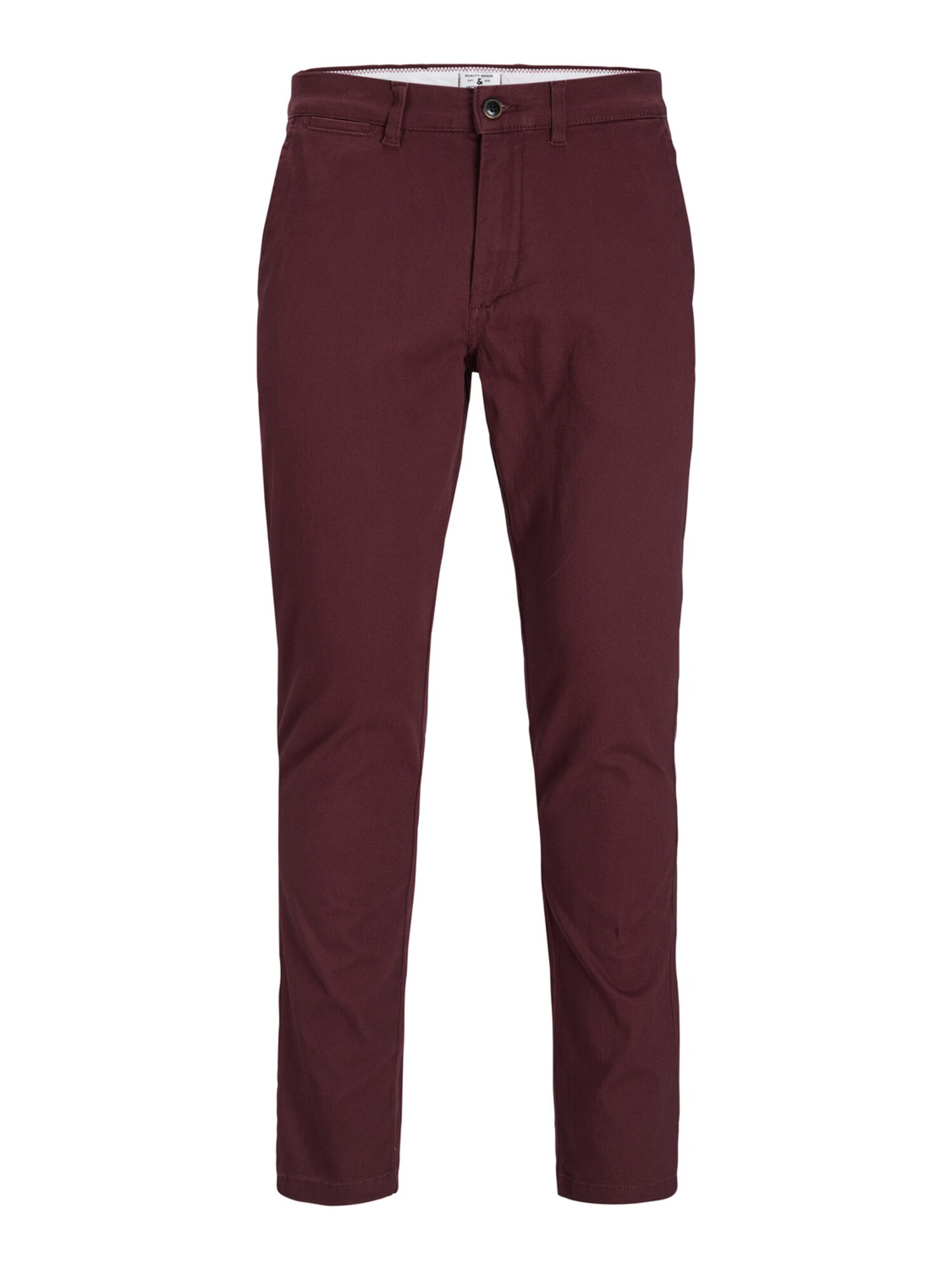 JACK & JONES Chino nadrág 'MARCO'  borvörös