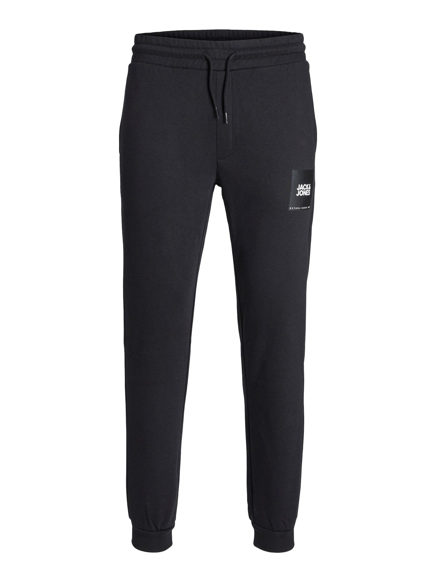 JACK & JONES Nadrág 'Gordon'  fekete / fehér