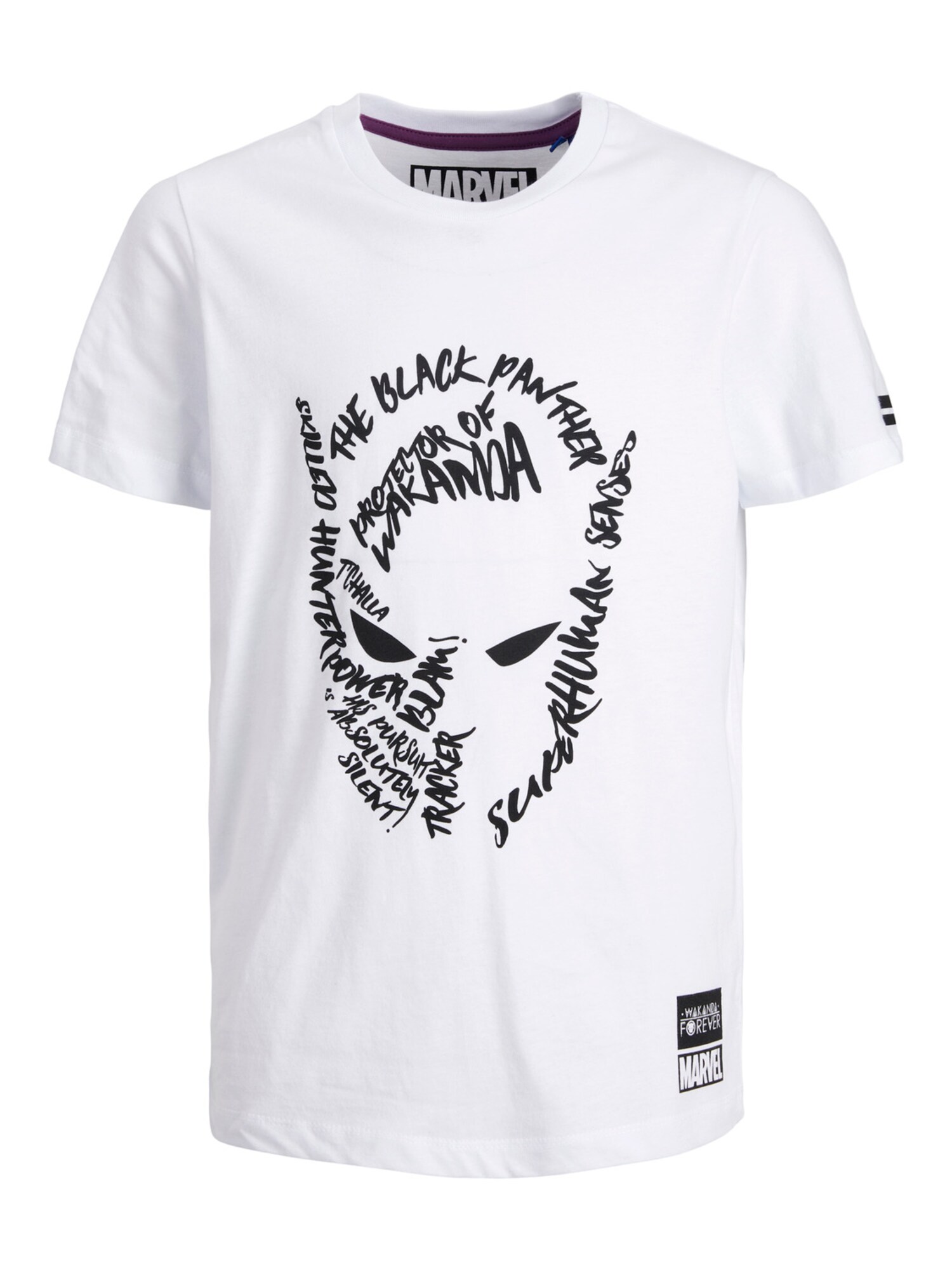 Jack & Jones Junior Póló 'KANDA'  fehér / fekete