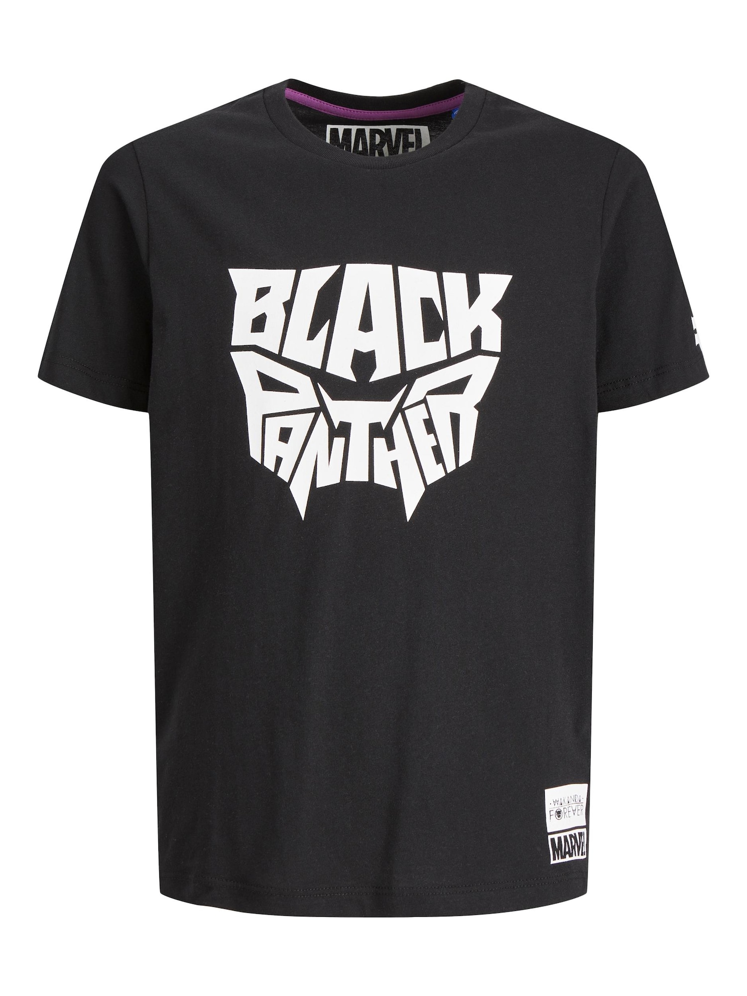 Jack & Jones Junior Póló 'Kanda'  fekete / fehér