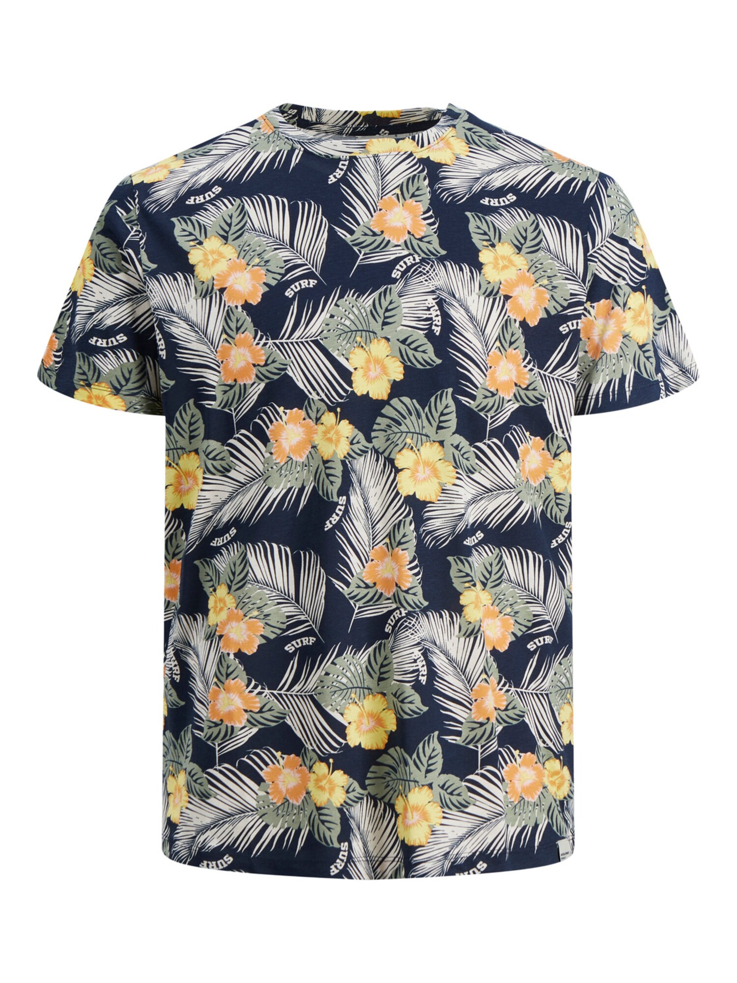 Jack & Jones Junior Póló 'Venice'  kék / zöld / sárga