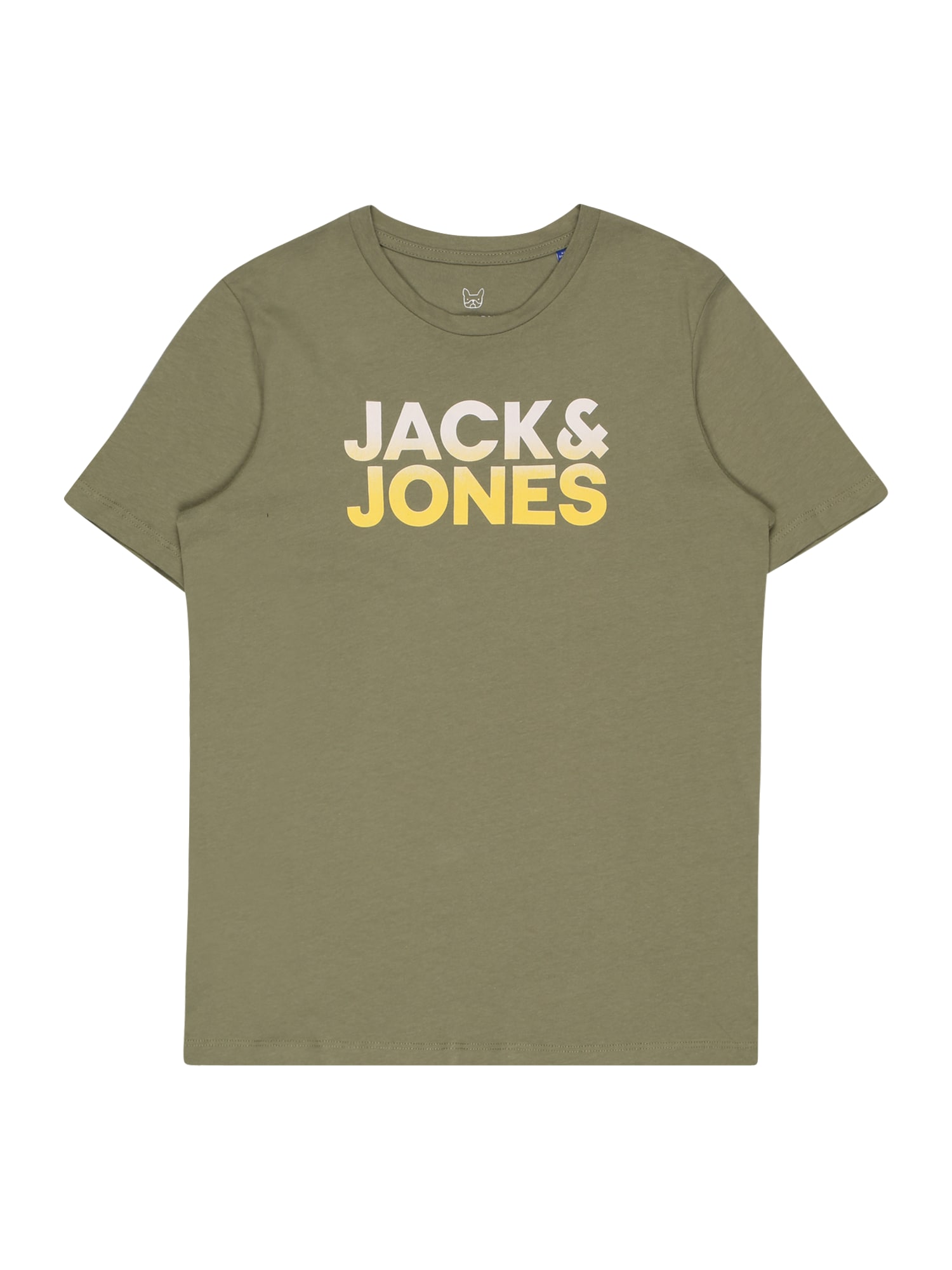 Jack & Jones Junior Póló  zöld / fehér / sárga