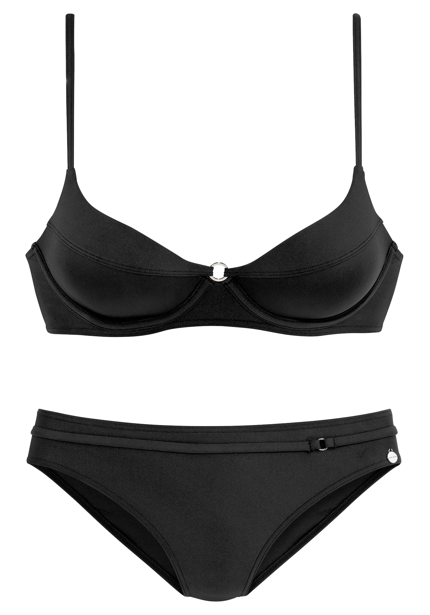 LASCANA Bikini  fekete
