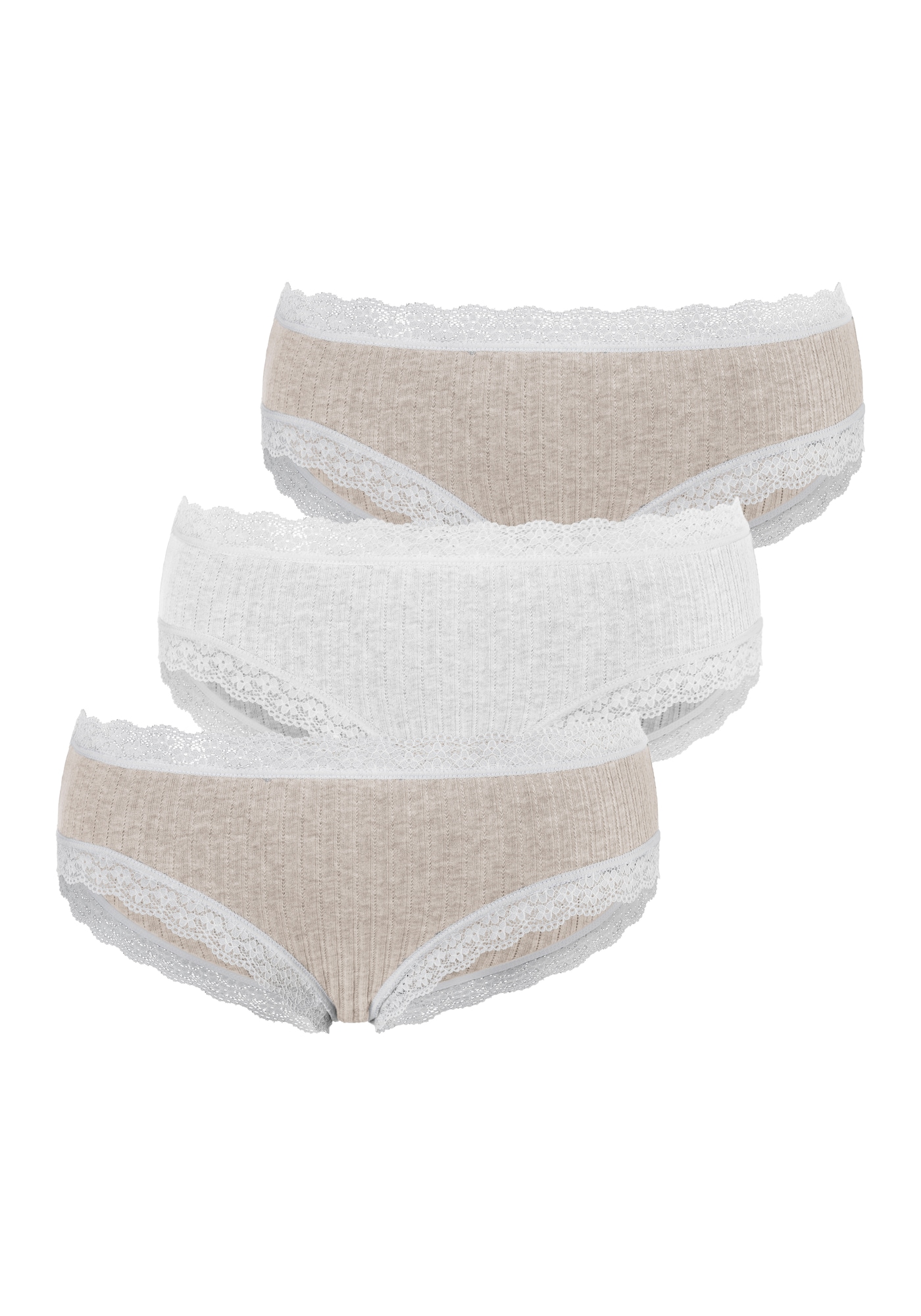 LASCANA Slip  bézs / fehér