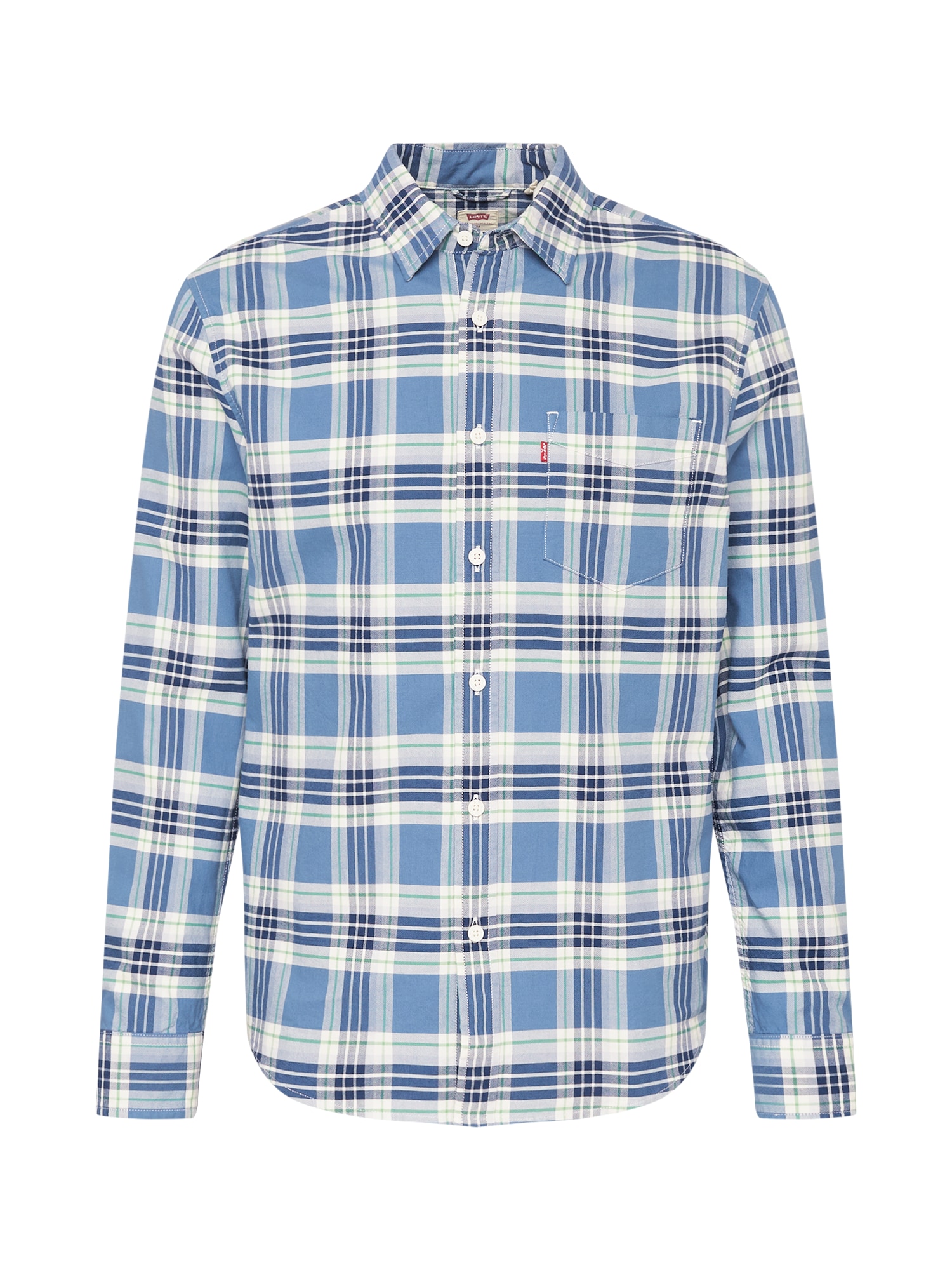 LEVI'S Ing  kék / sötétkék / fehér / zöld