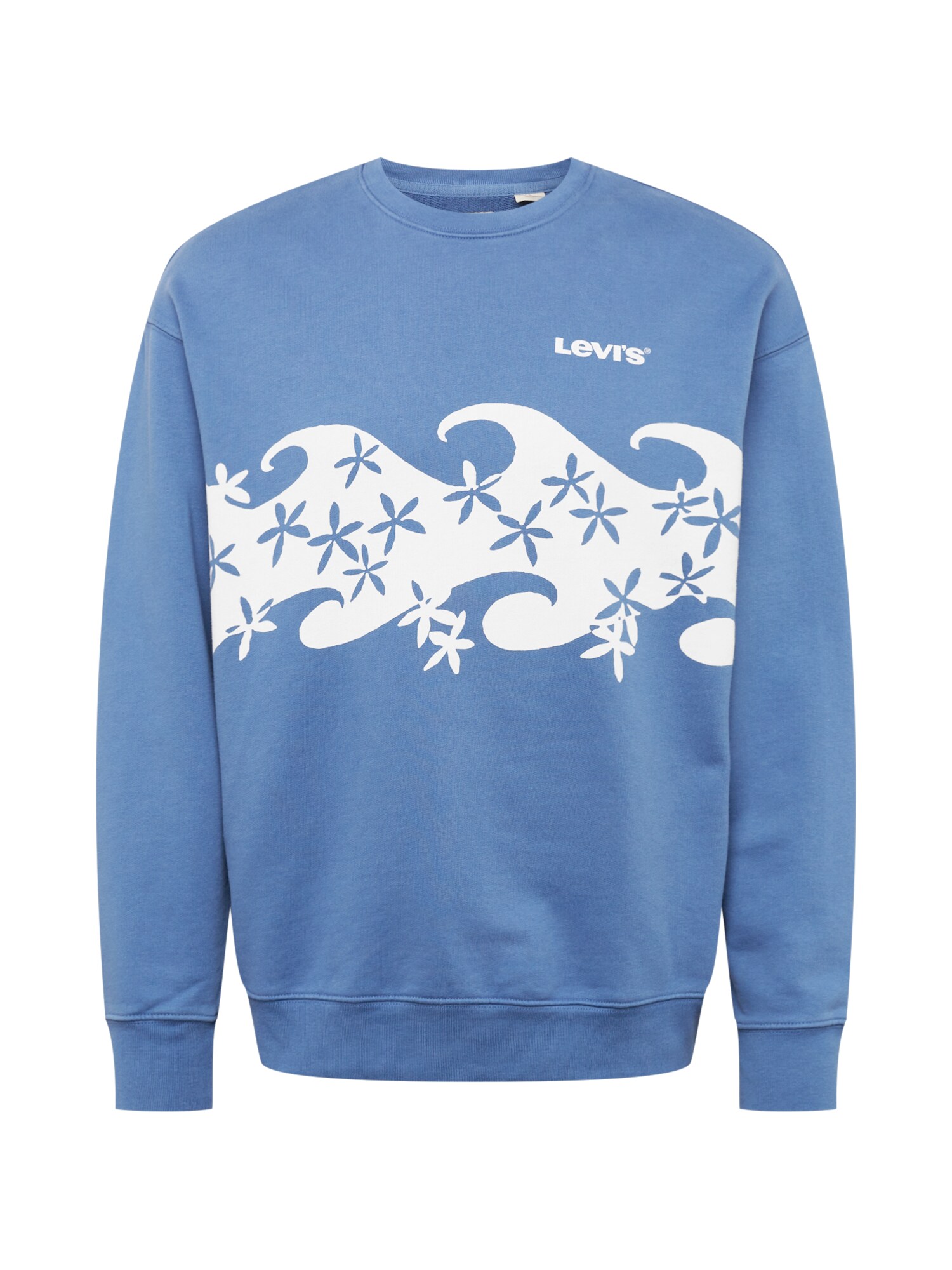 LEVI'S Tréning póló  füstkék / fehér