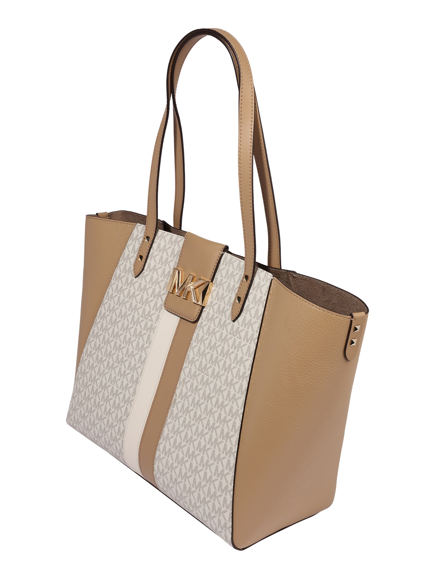 MICHAEL Michael Kors Shopper táska  piszkosfehér / homok / arany / világosszürke