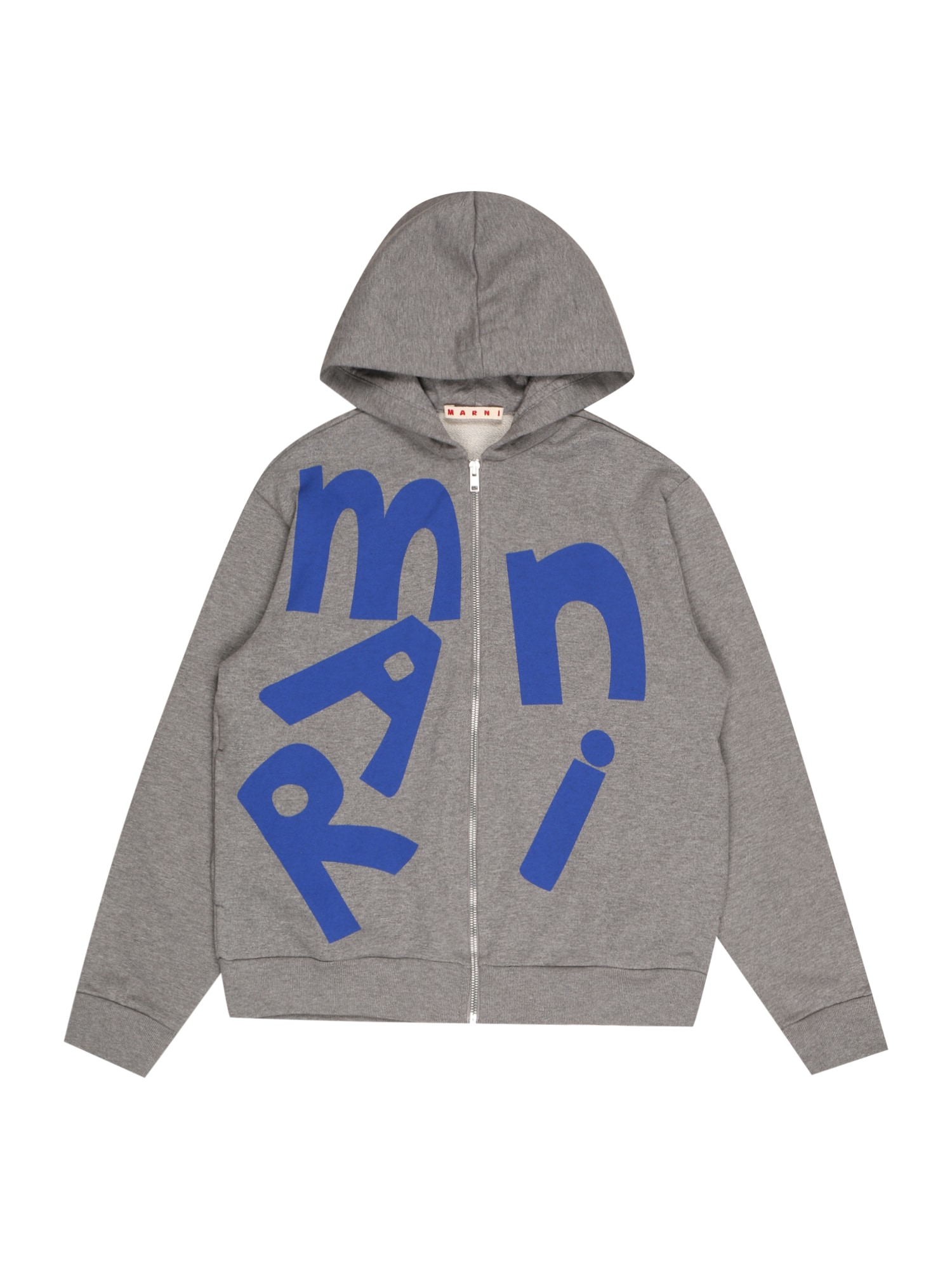 Marni Tréning dzseki 'MS24U SWEAT-SHIRT'  szürke melír / kék