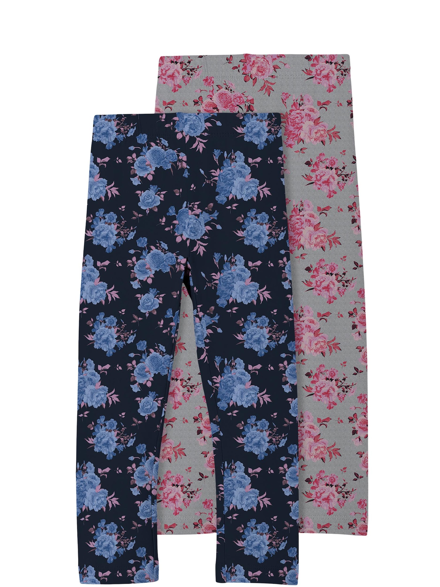 NAME IT Leggings 'VIVIAN'  szürke melír / éjkék / rózsaszín / piros / kék